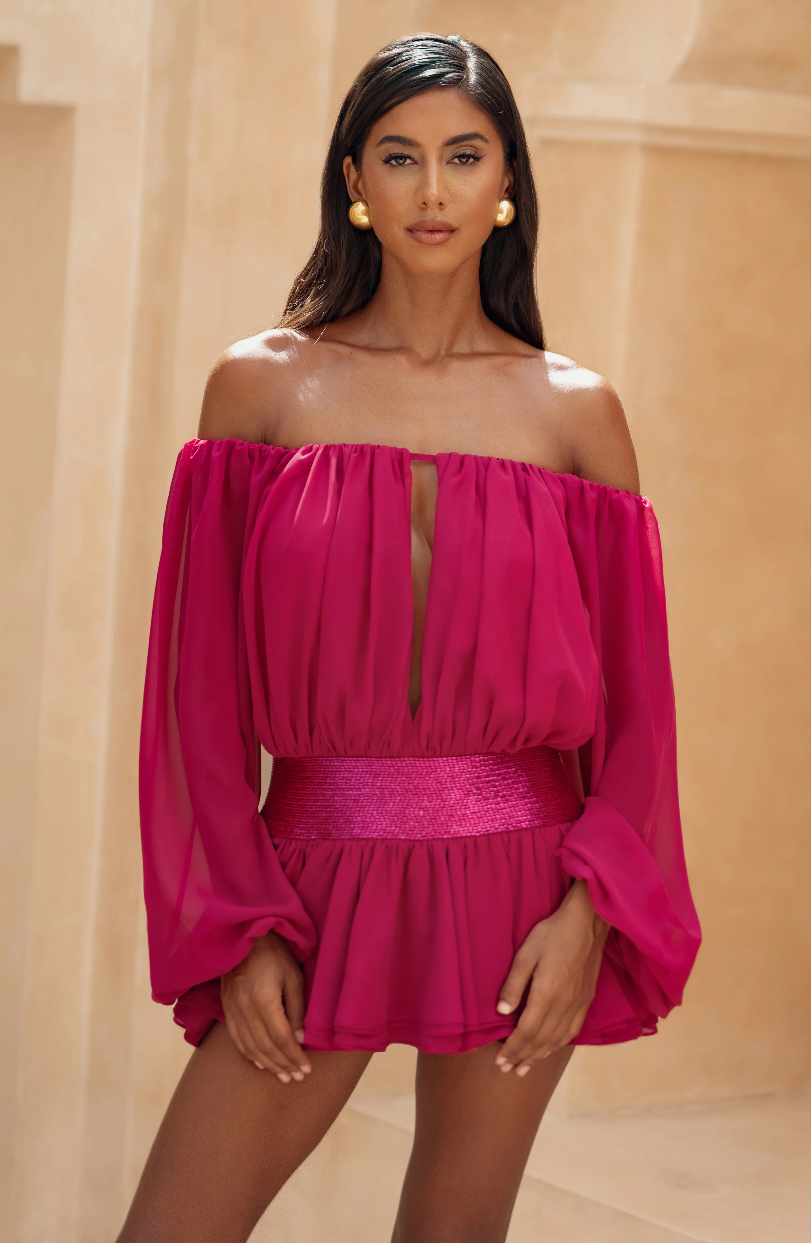 Deja Playsuit - Raspberry - Image 8