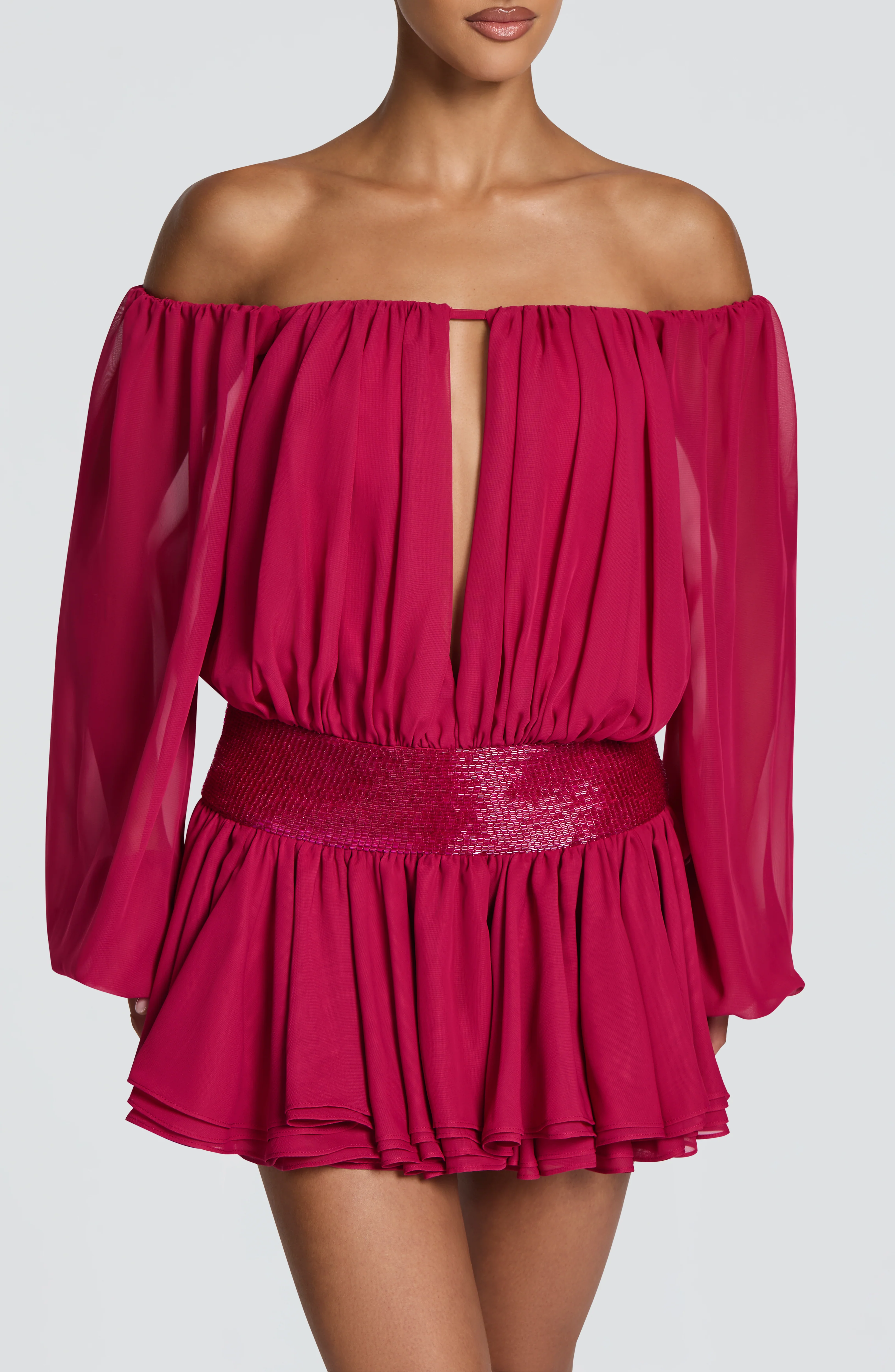 Deja Playsuit - Raspberry - Image 9