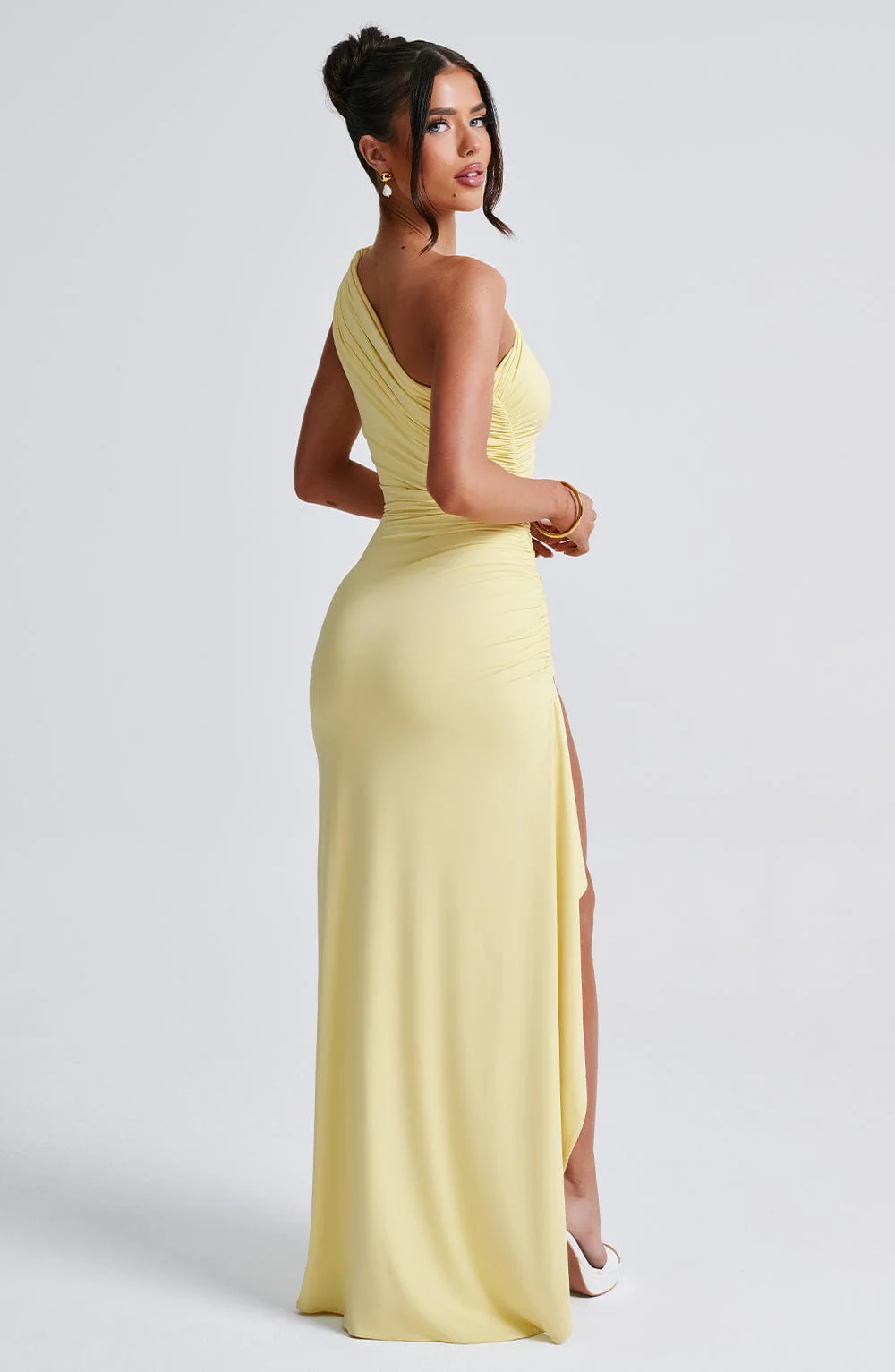 Delaney Maxi Dress - Lemon - Image 5