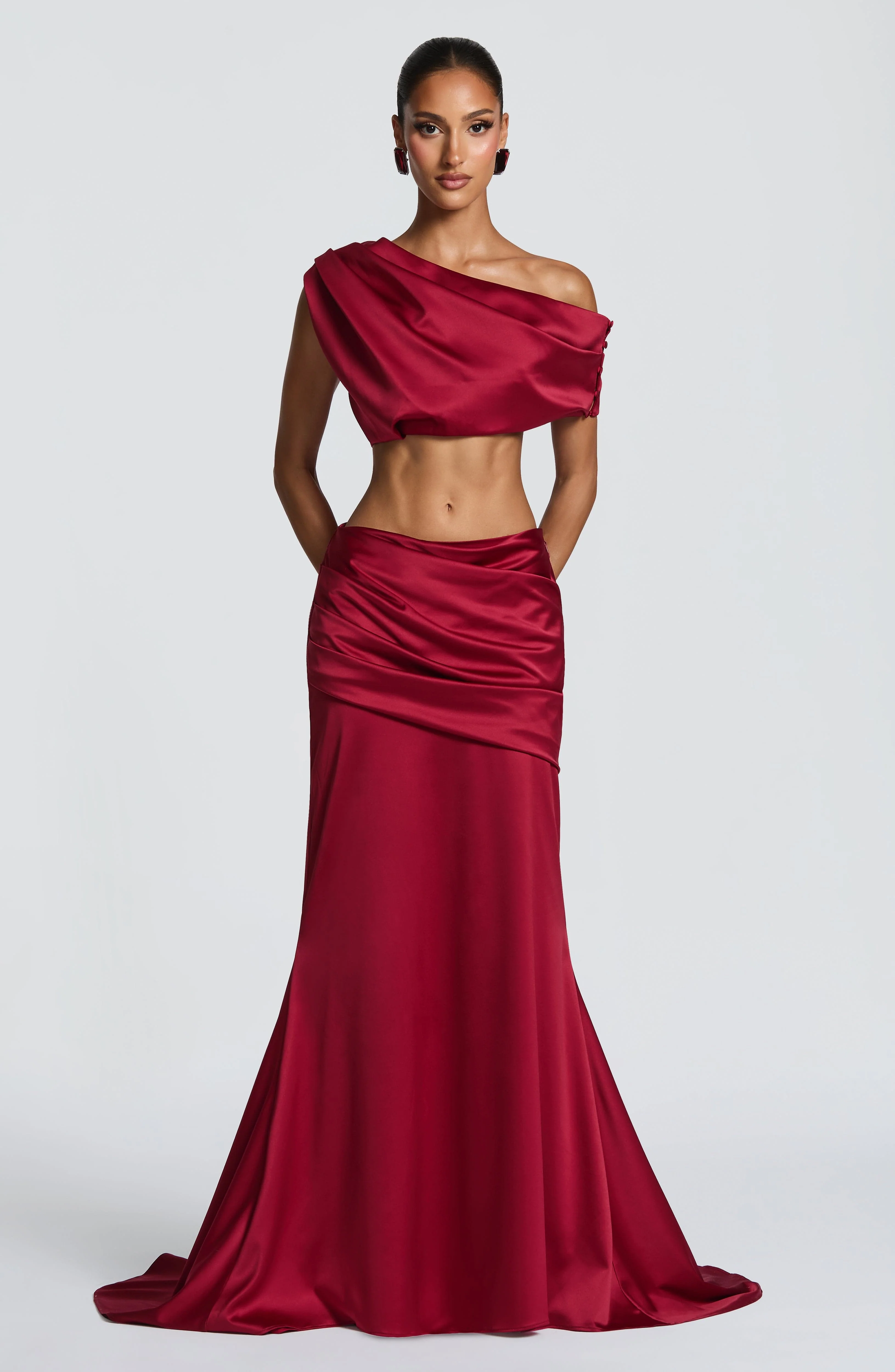 Edwina Top - Burgundy - Image 2
