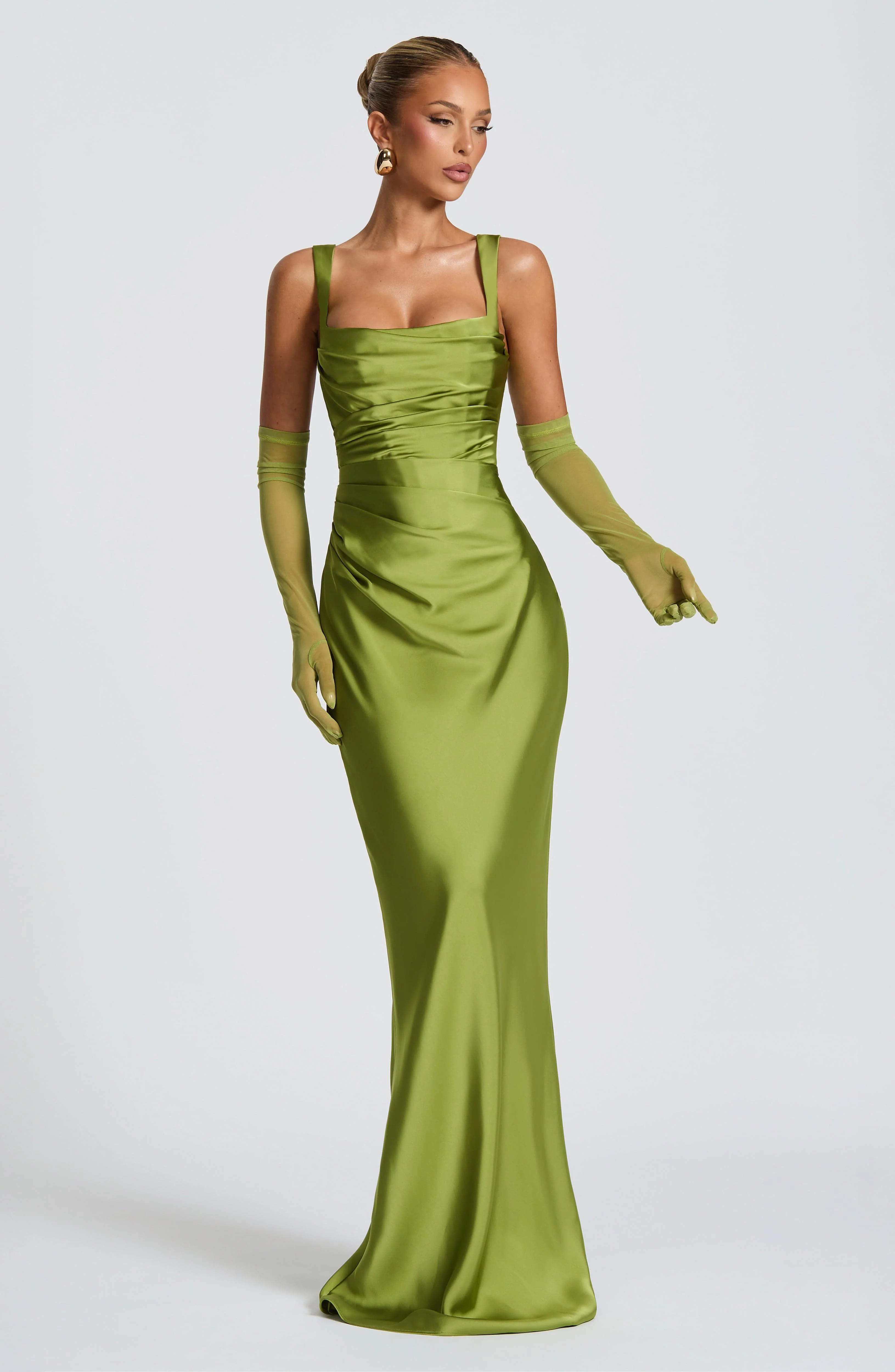 Eli Gloves - Olive - Image 2