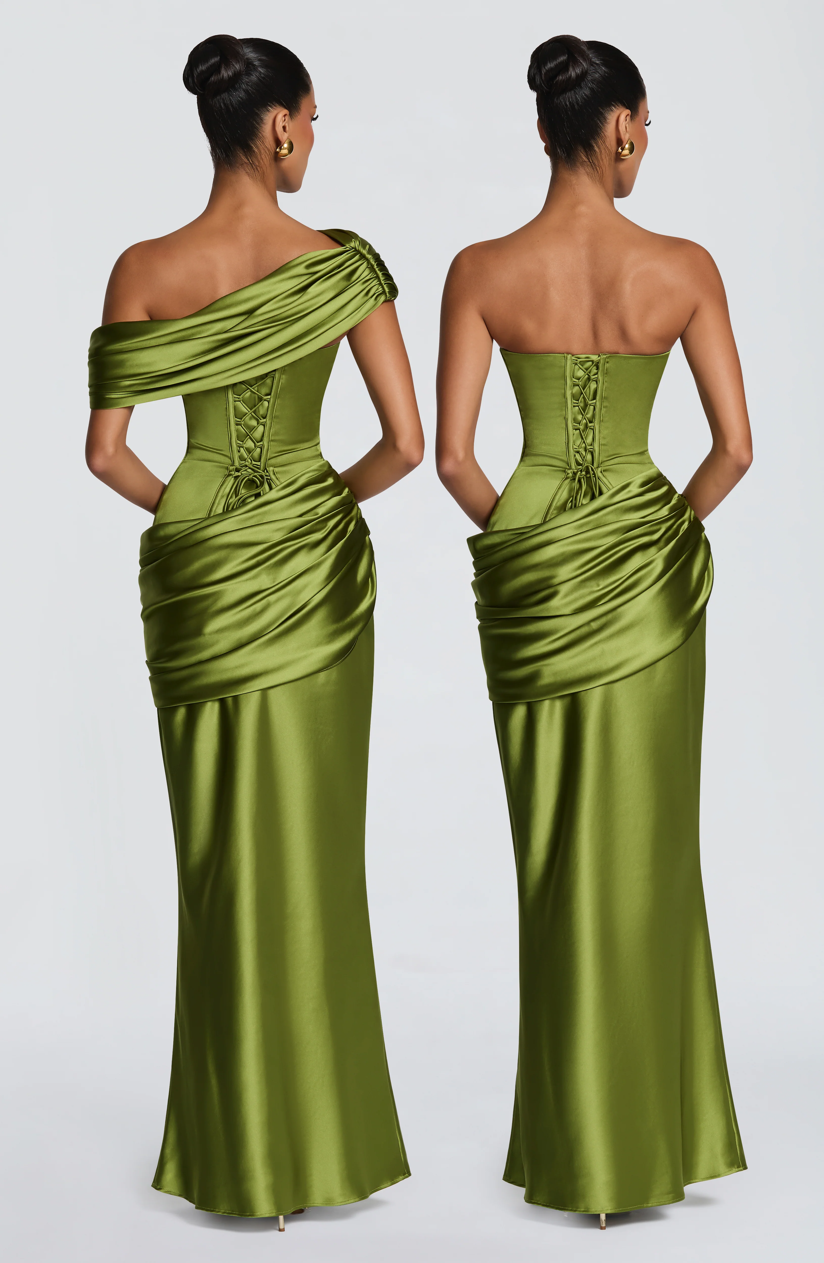 Ella Maxi Dress - Olive - Image 2