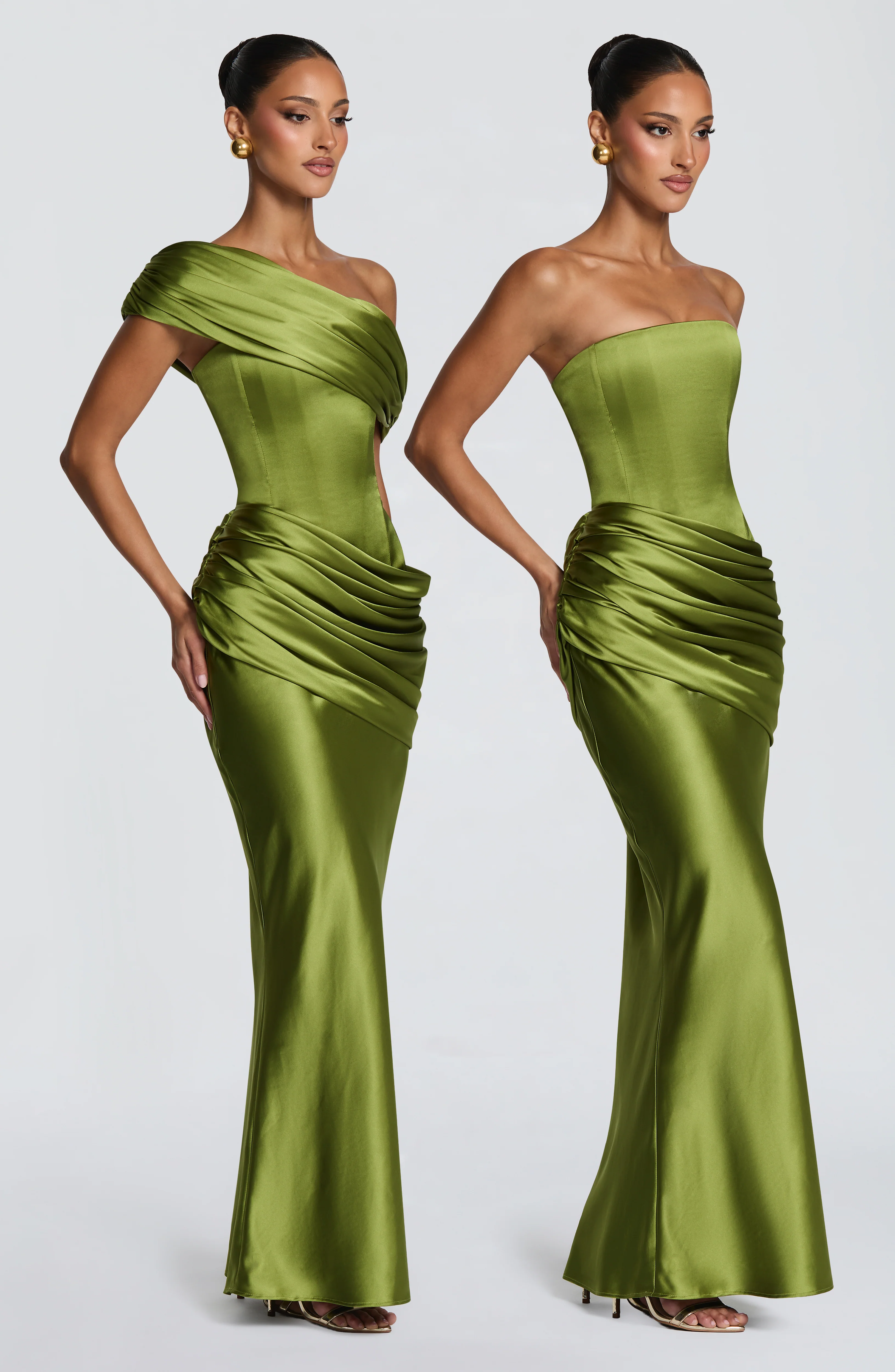 Ella Maxi Dress - Olive - Image 3
