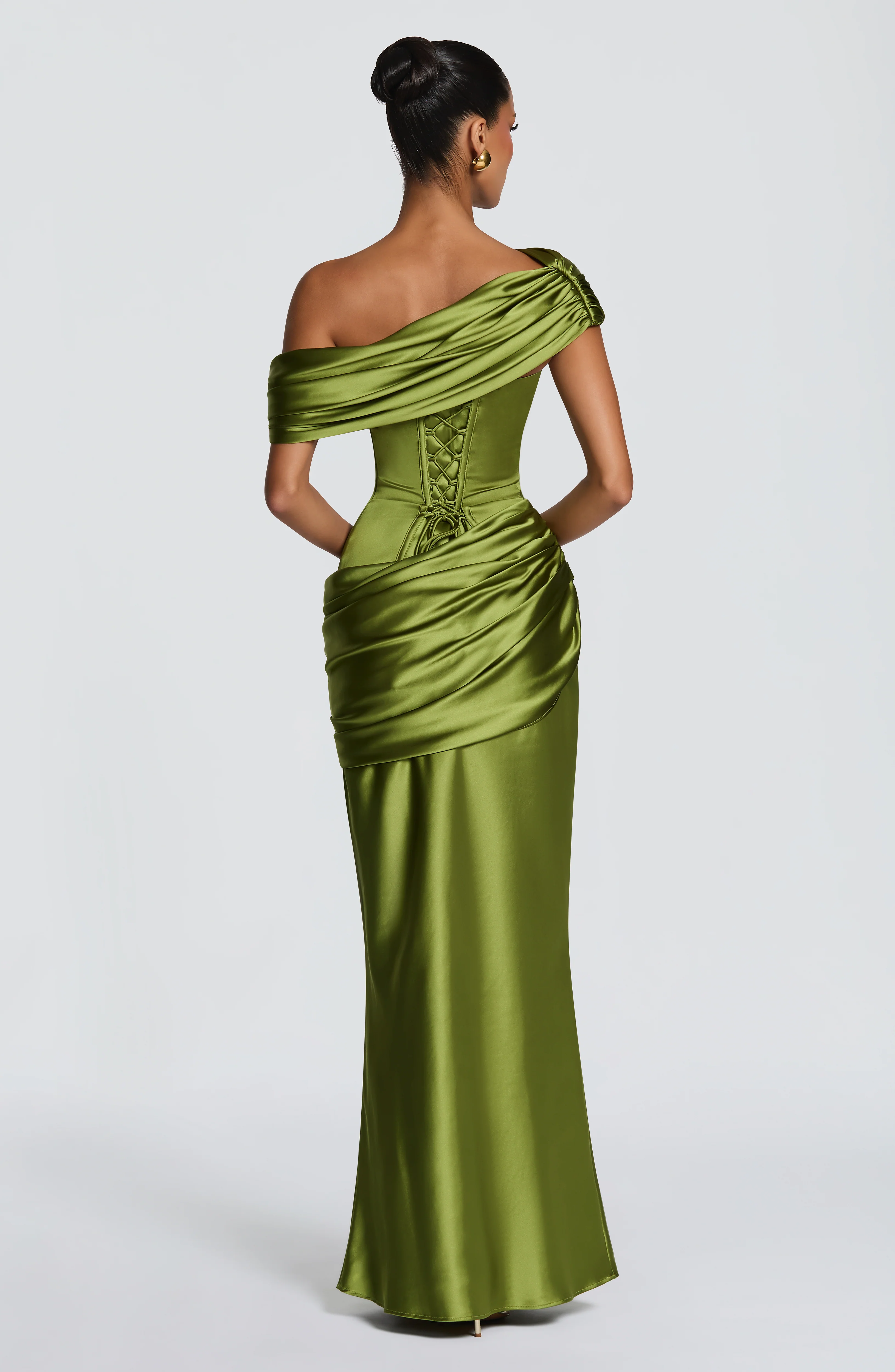 Ella Maxi Dress - Olive - Image 7