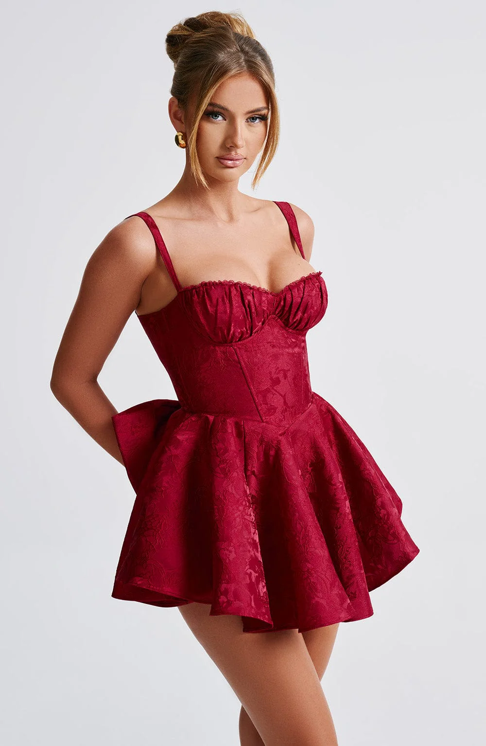 Emelie Playsuit - Red - Image 5