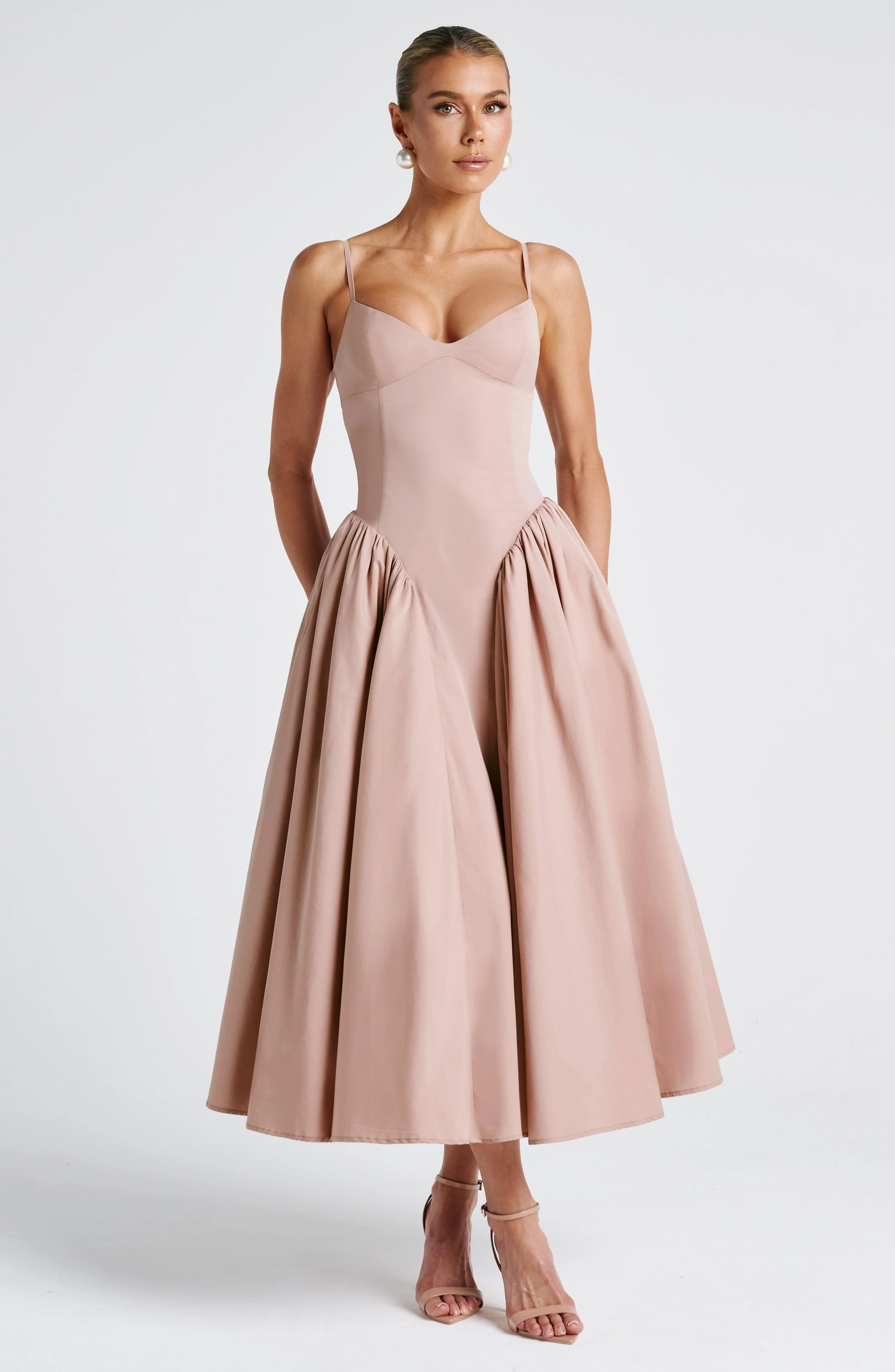Emerson Midi Dress - Clay - Image 6