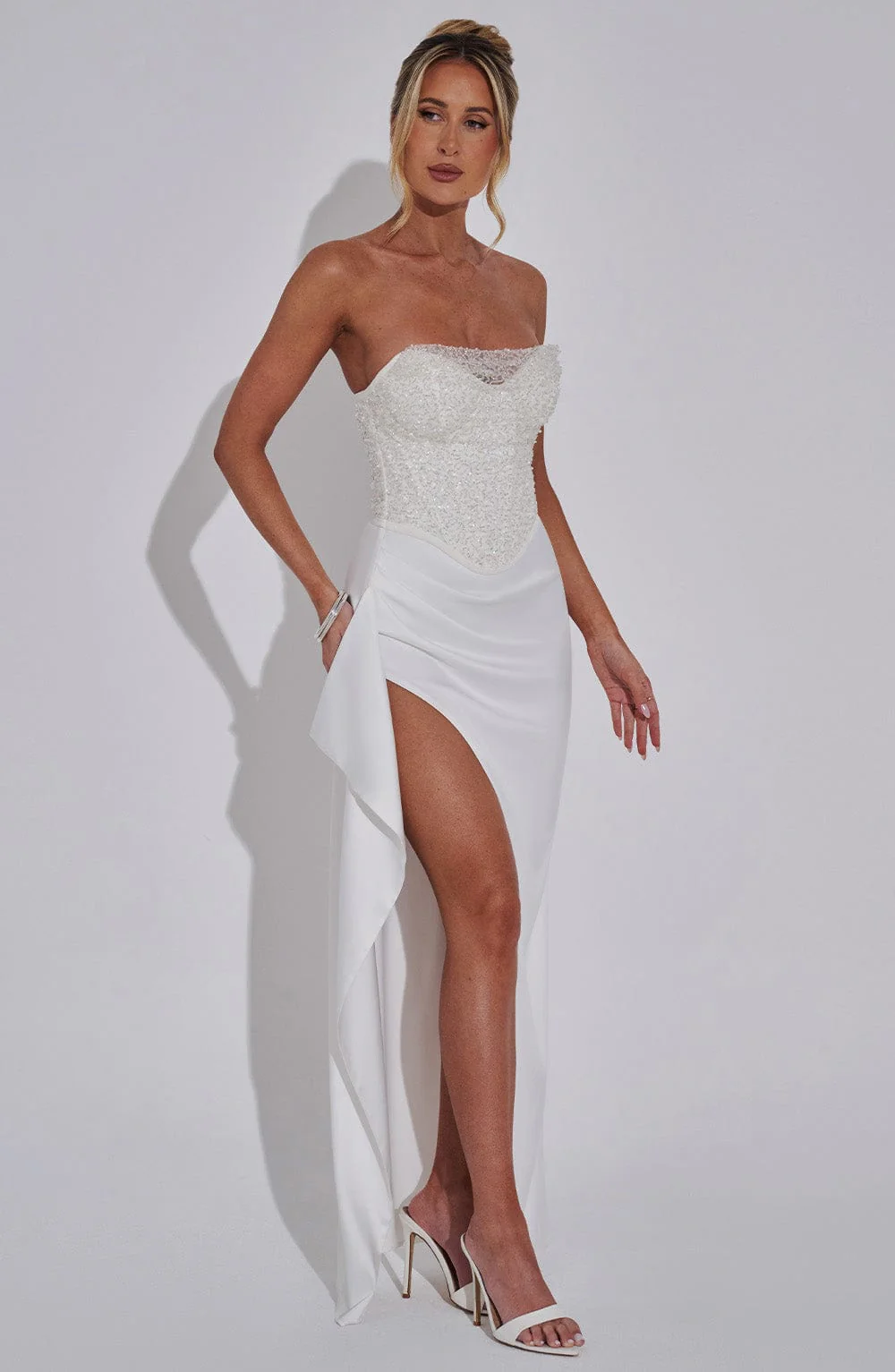Emrielle Maxi Dress - Ivory - Image 5