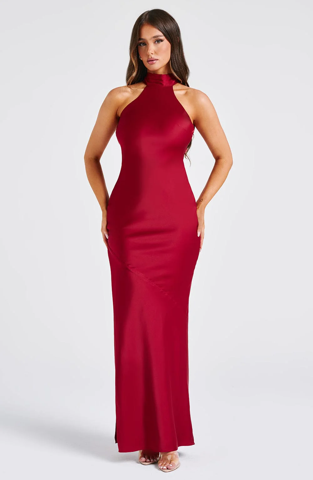 Etta Maxi Dress - Wine - Image 6