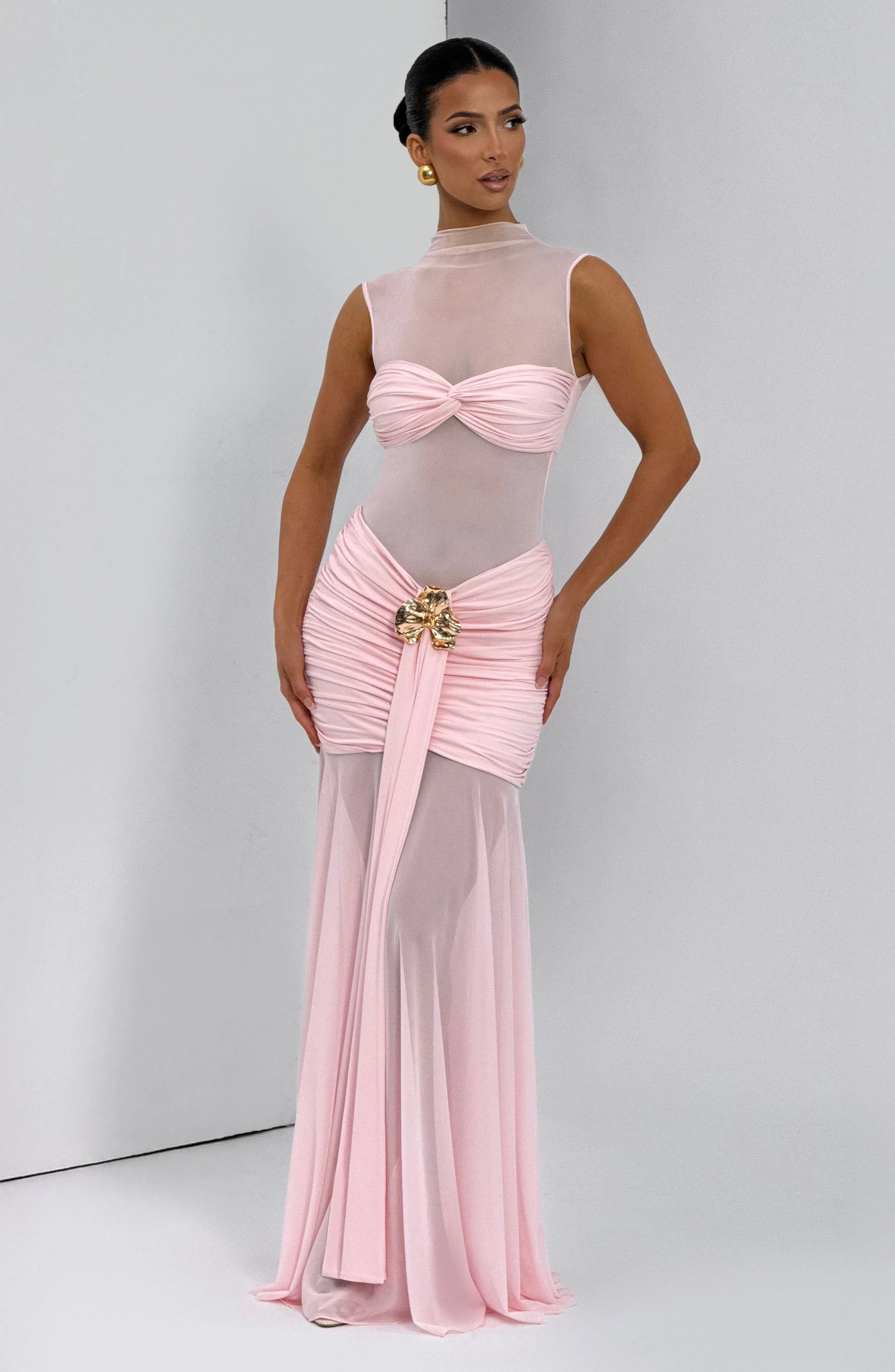Fae Maxi Skirt - Blush - Image 8