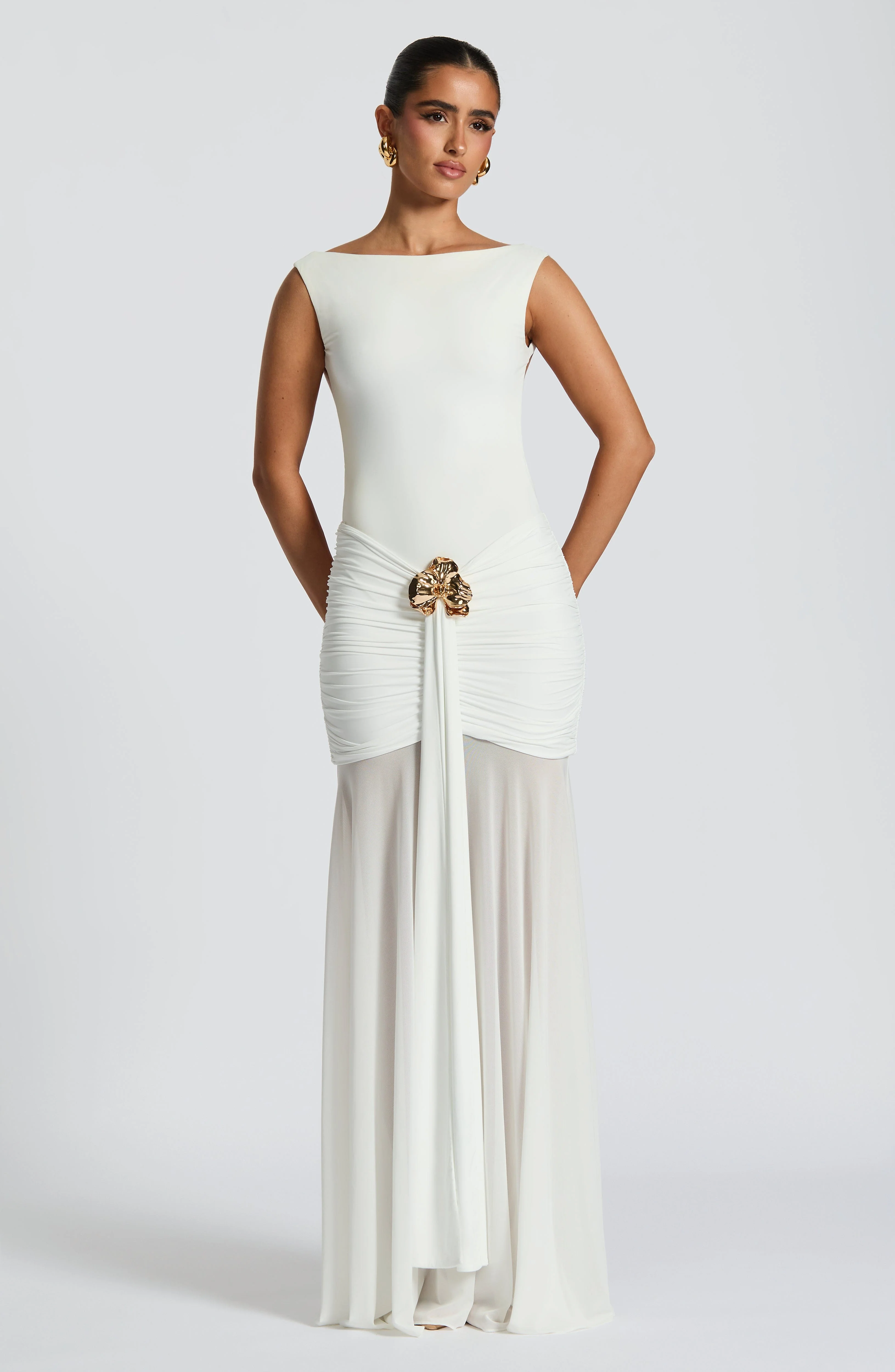 Fae Maxi Skirt - White - Image 8