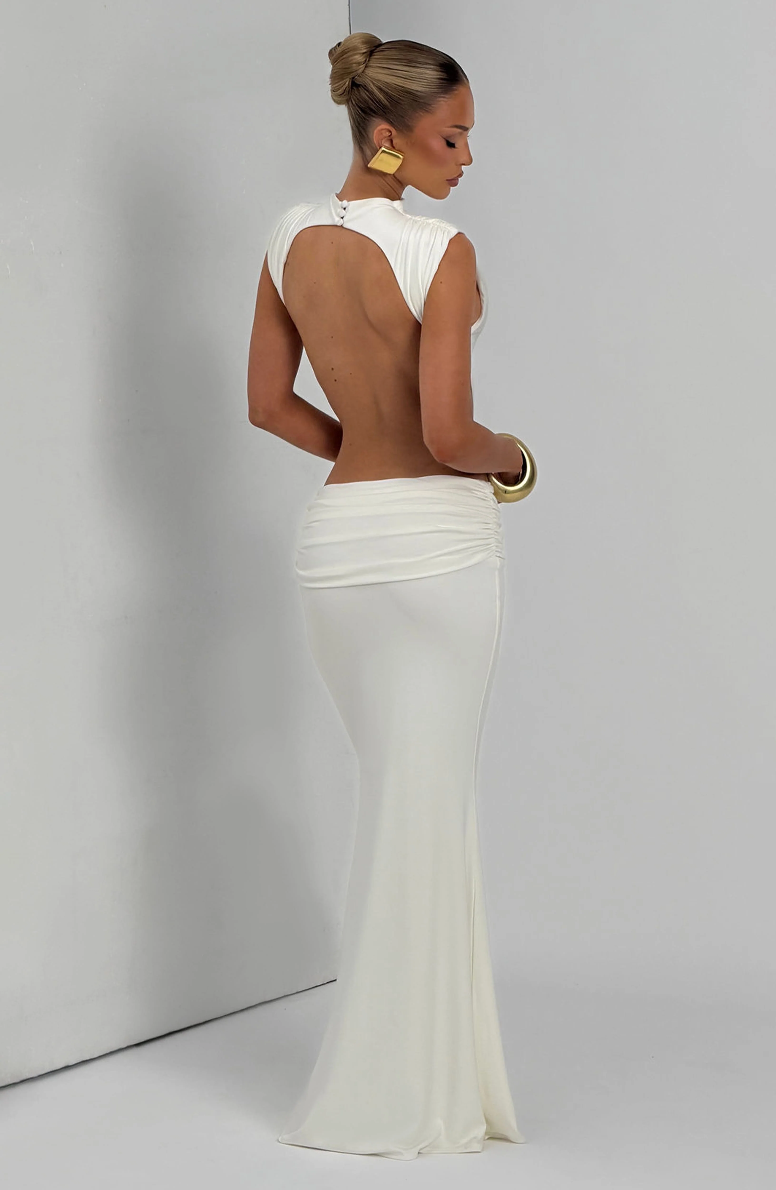 Fenella Maxi Dress - Ivory - Image 6