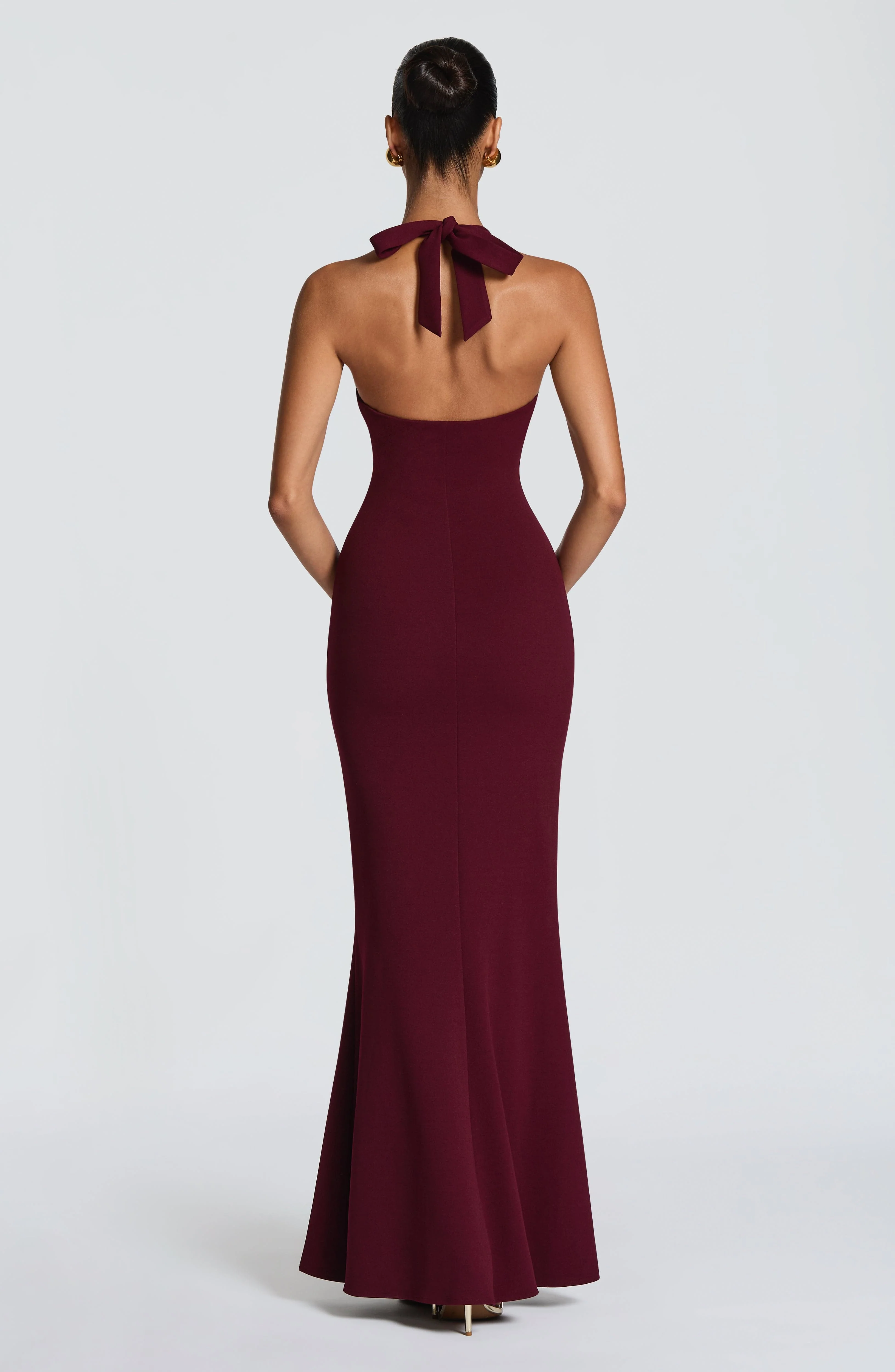 Fern Maxi Dress - Cherry Lacquer - Image 2
