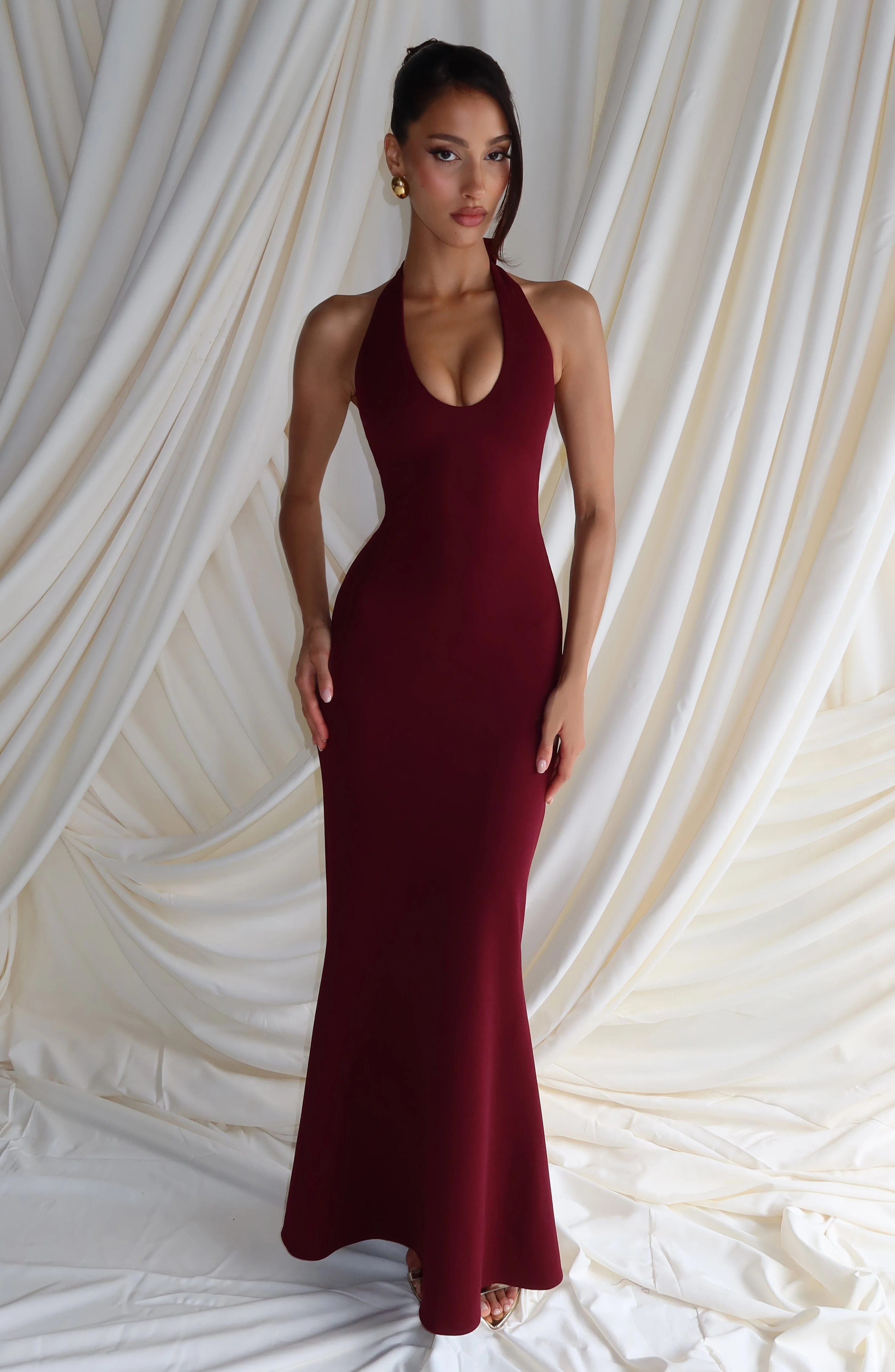 Fern Maxi Dress - Cherry Lacquer - Image 9