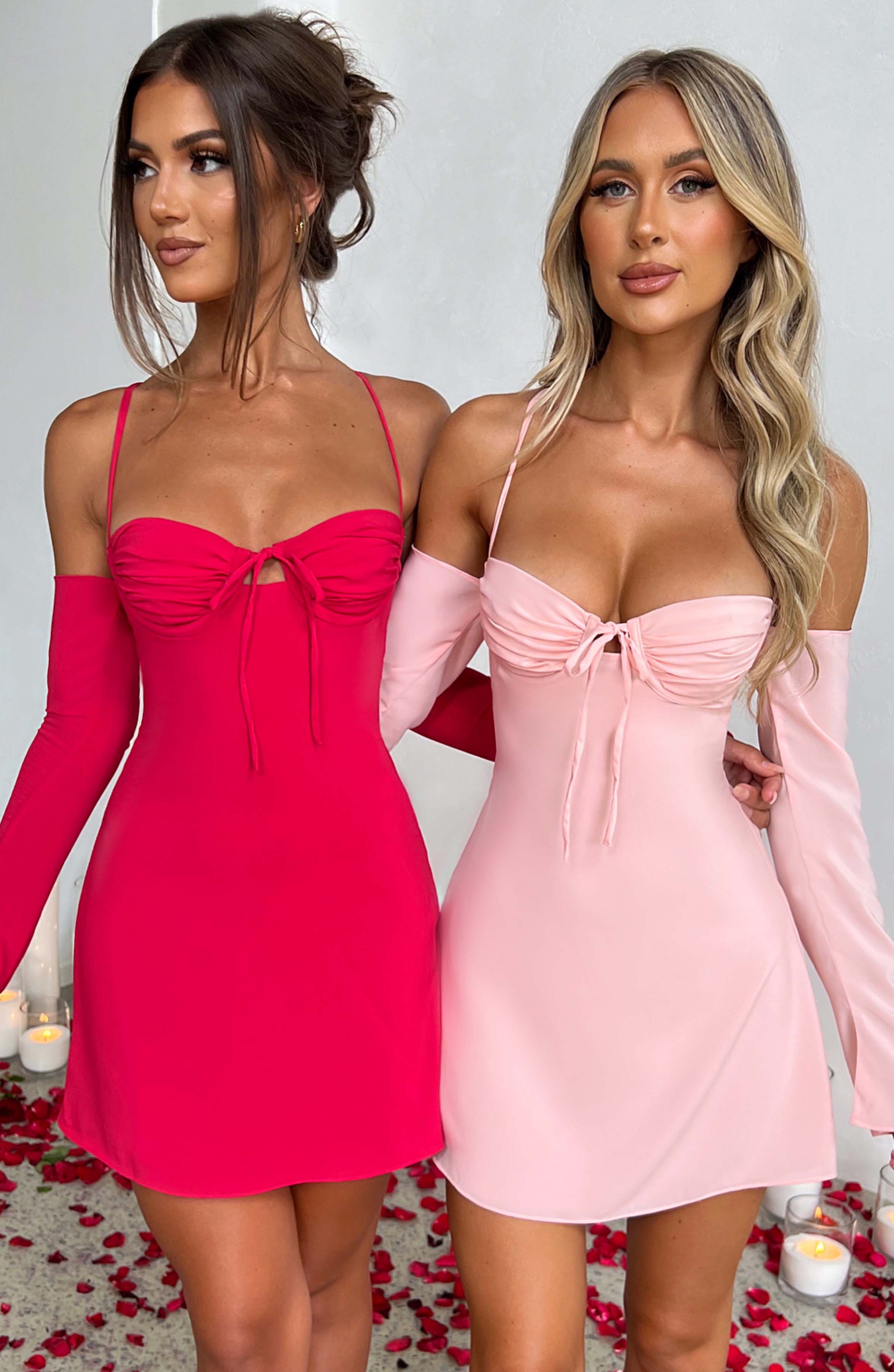 Fiona Mini Dress - Blush - Image 8