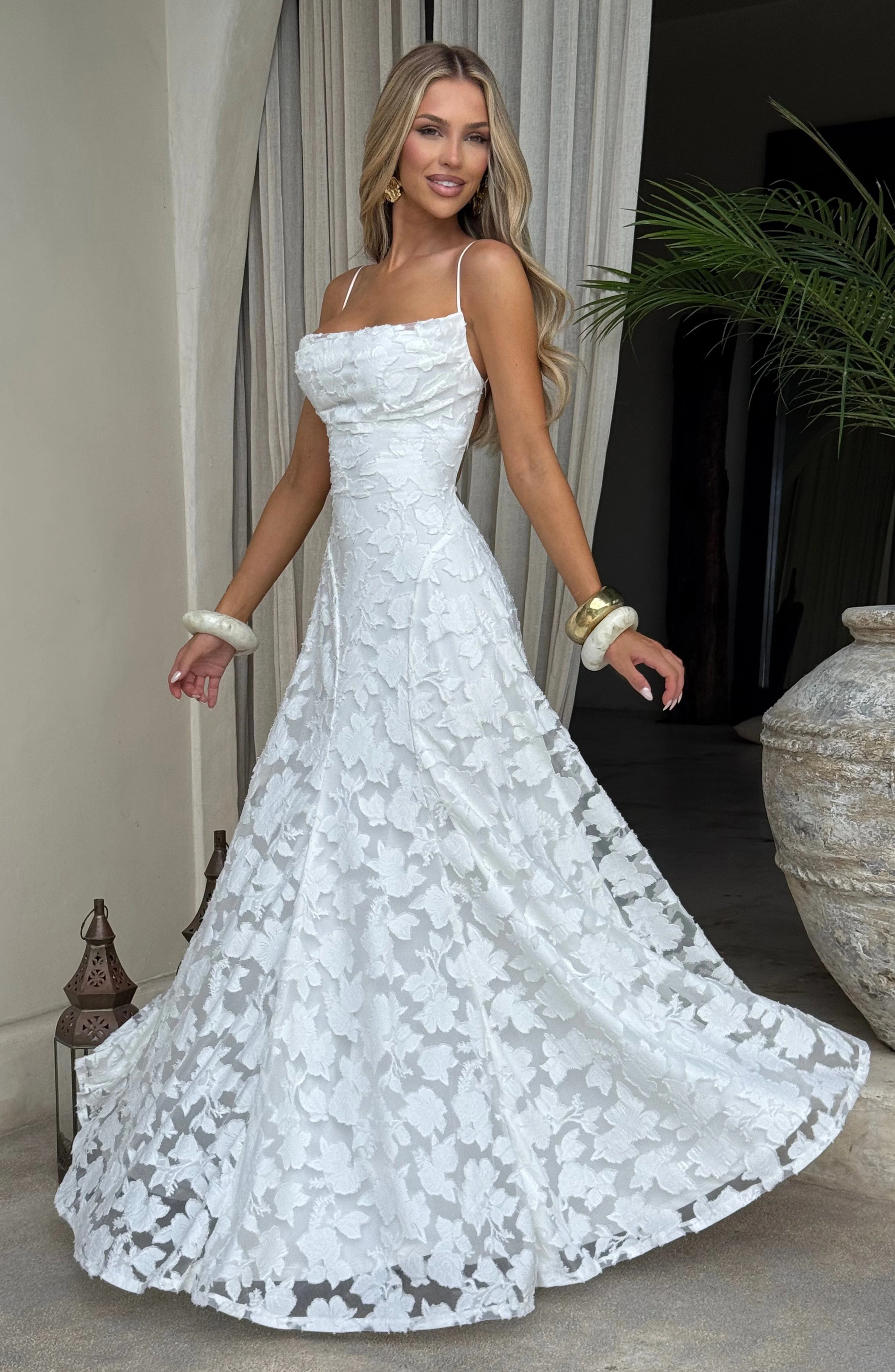 Francis Maxi Dress - Ivory - Image 4