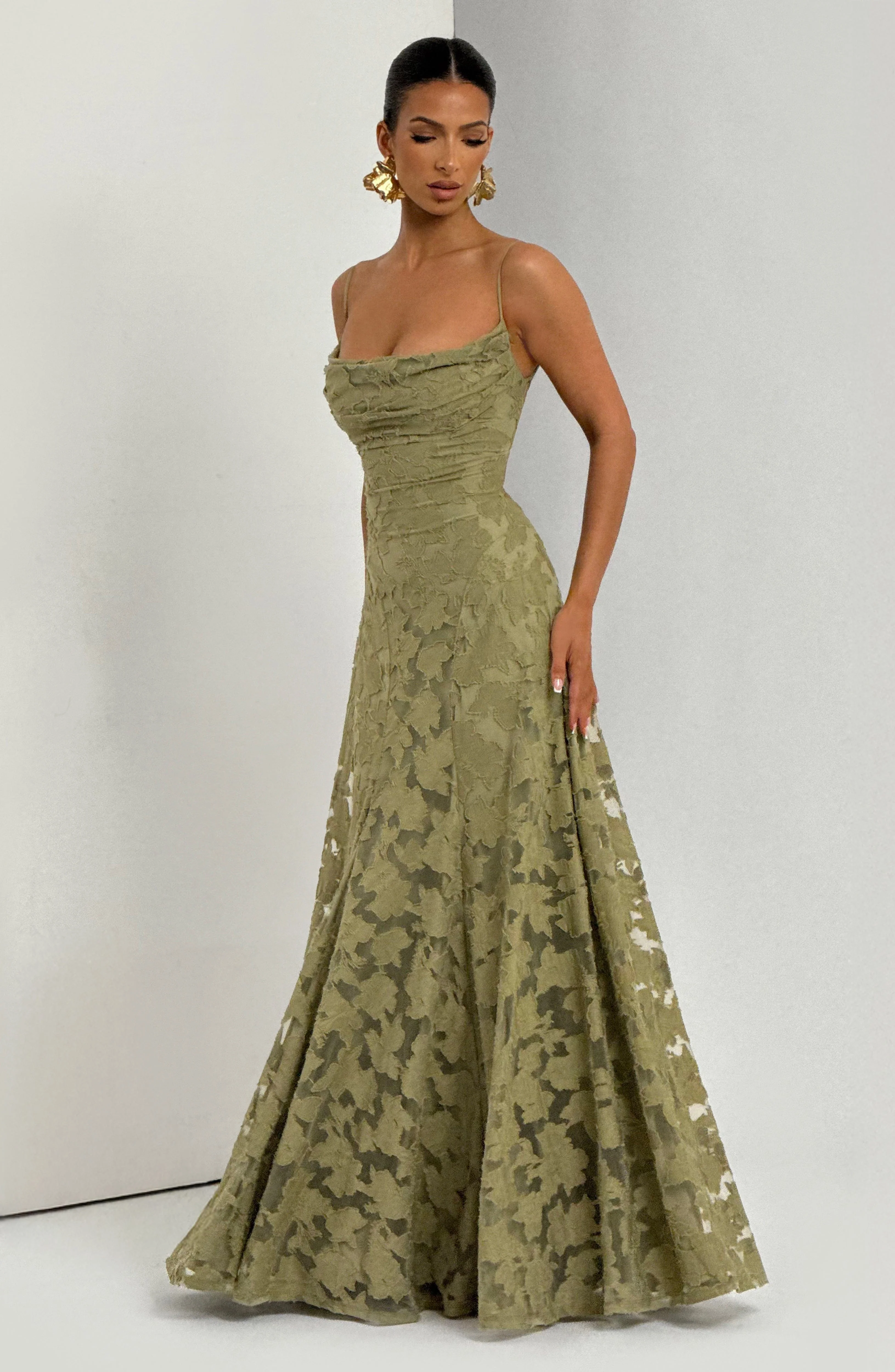 Francis Maxi Dress - Sage - Image 11