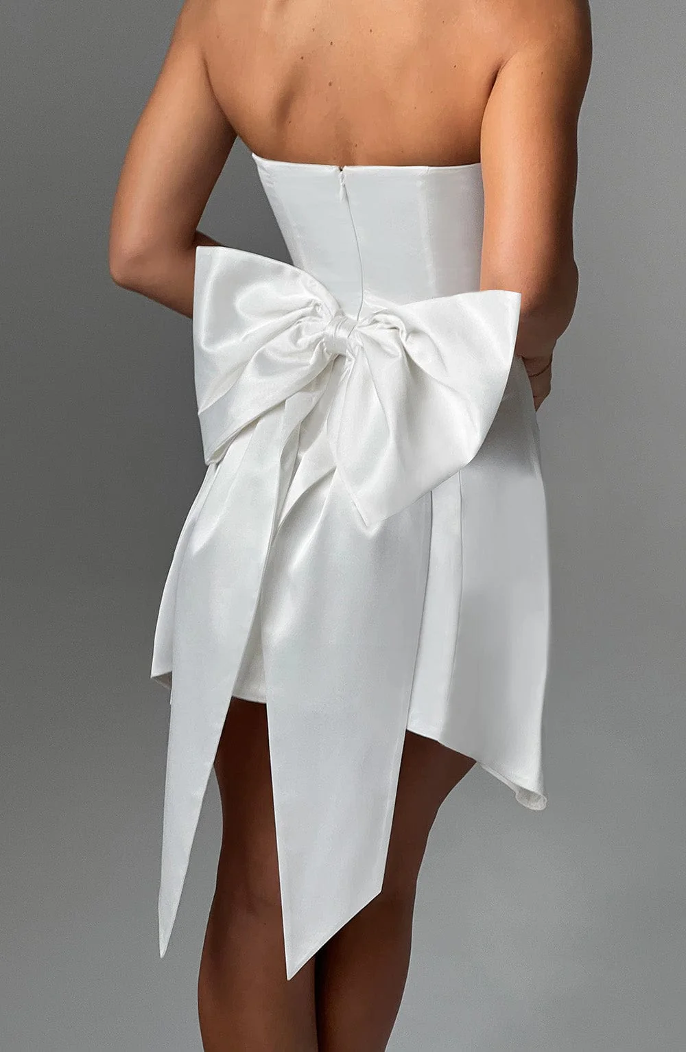 Freja Mini Dress - Ivory - Image 3
