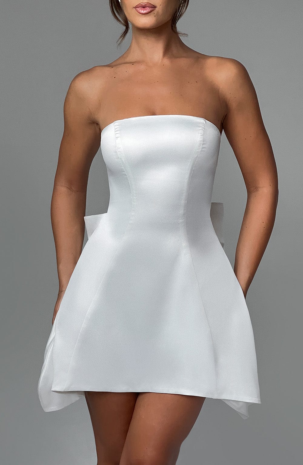 Freja Mini Dress - Ivory - Image 5