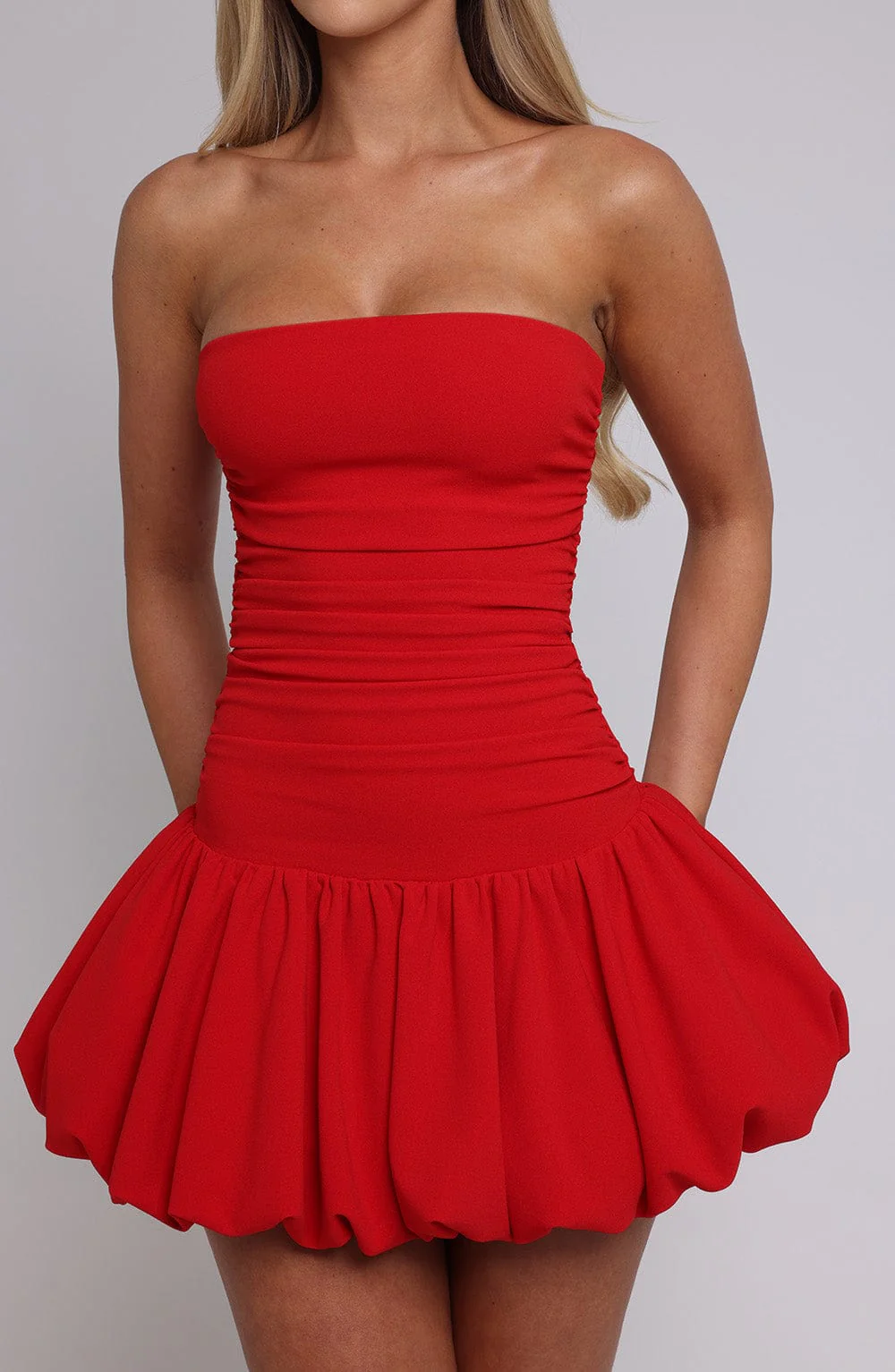 Gemma Mini Dress - Red - Image 6