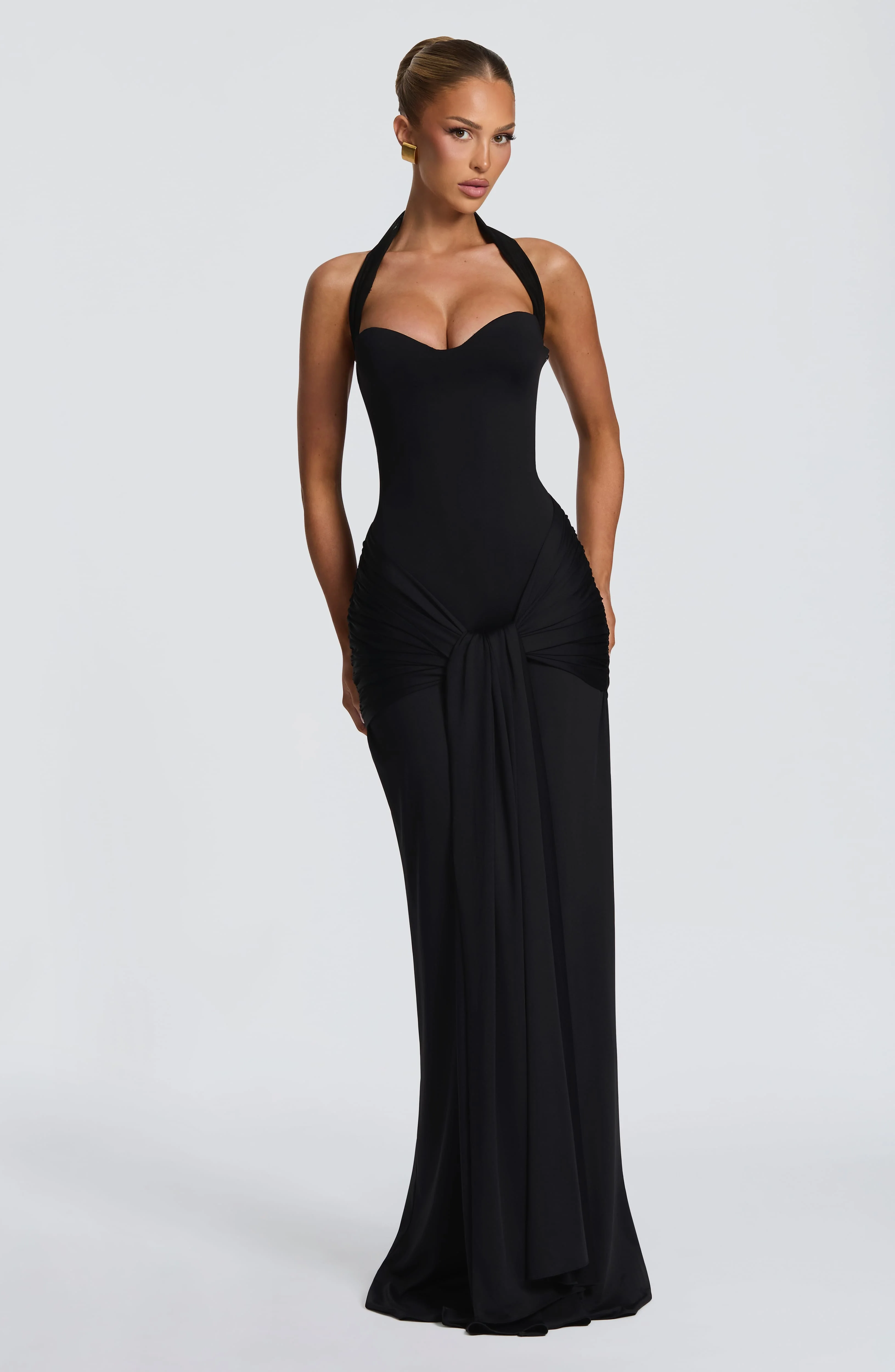 Gia Maxi Dress - Black