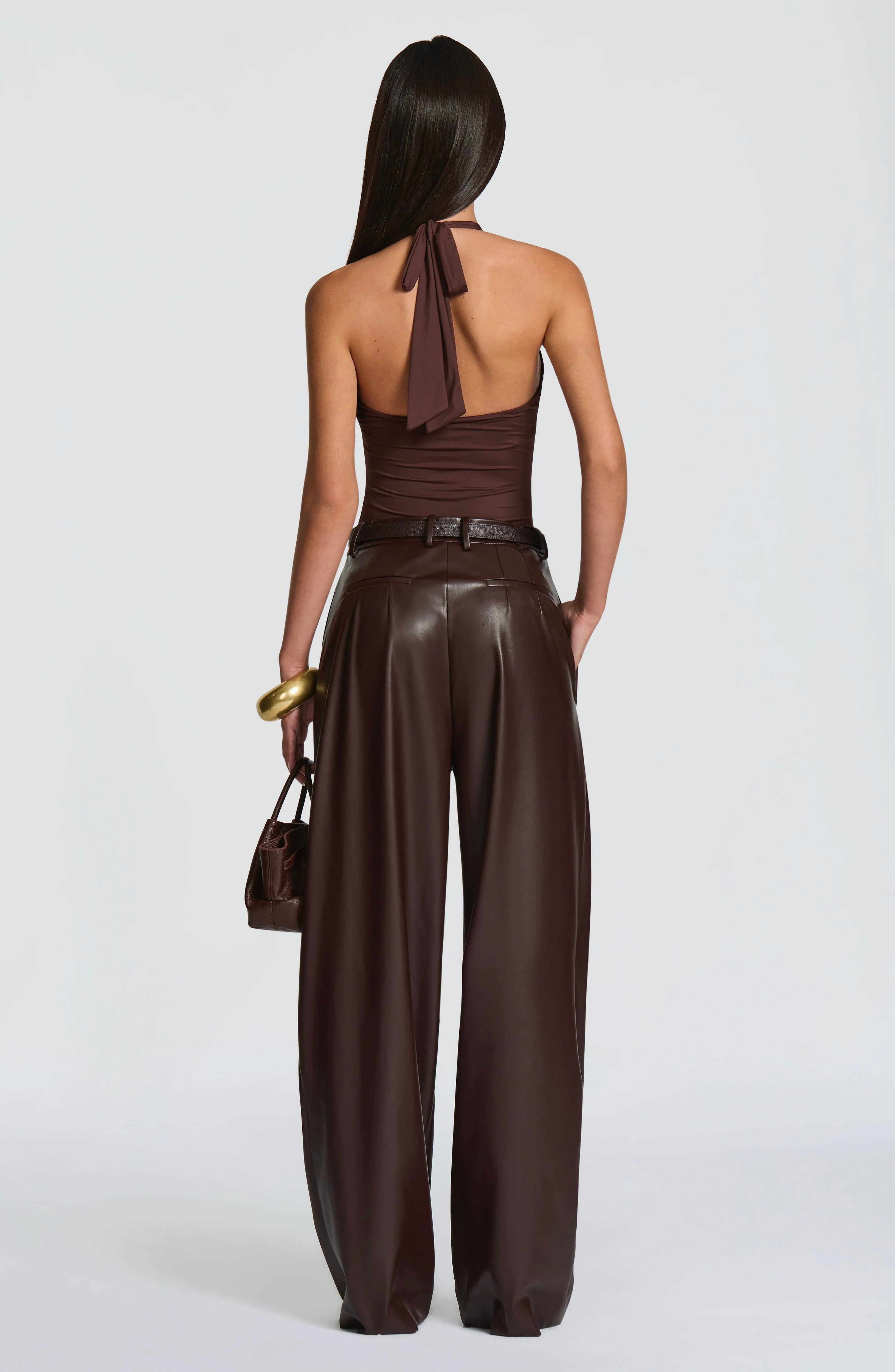 Glenda Pants - Plum Brown - Image 2