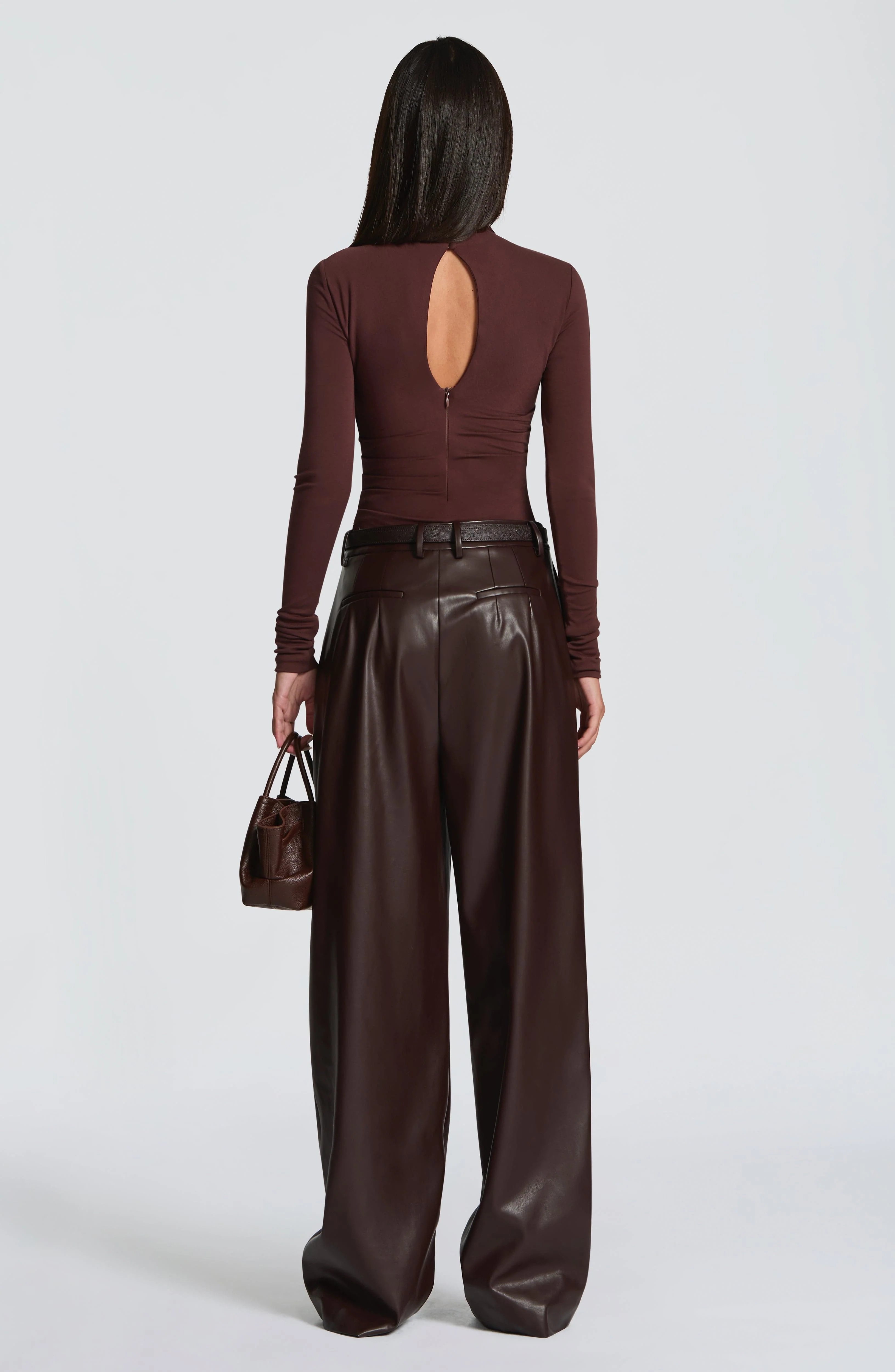 Glenda Pants - Plum Brown - Image 6