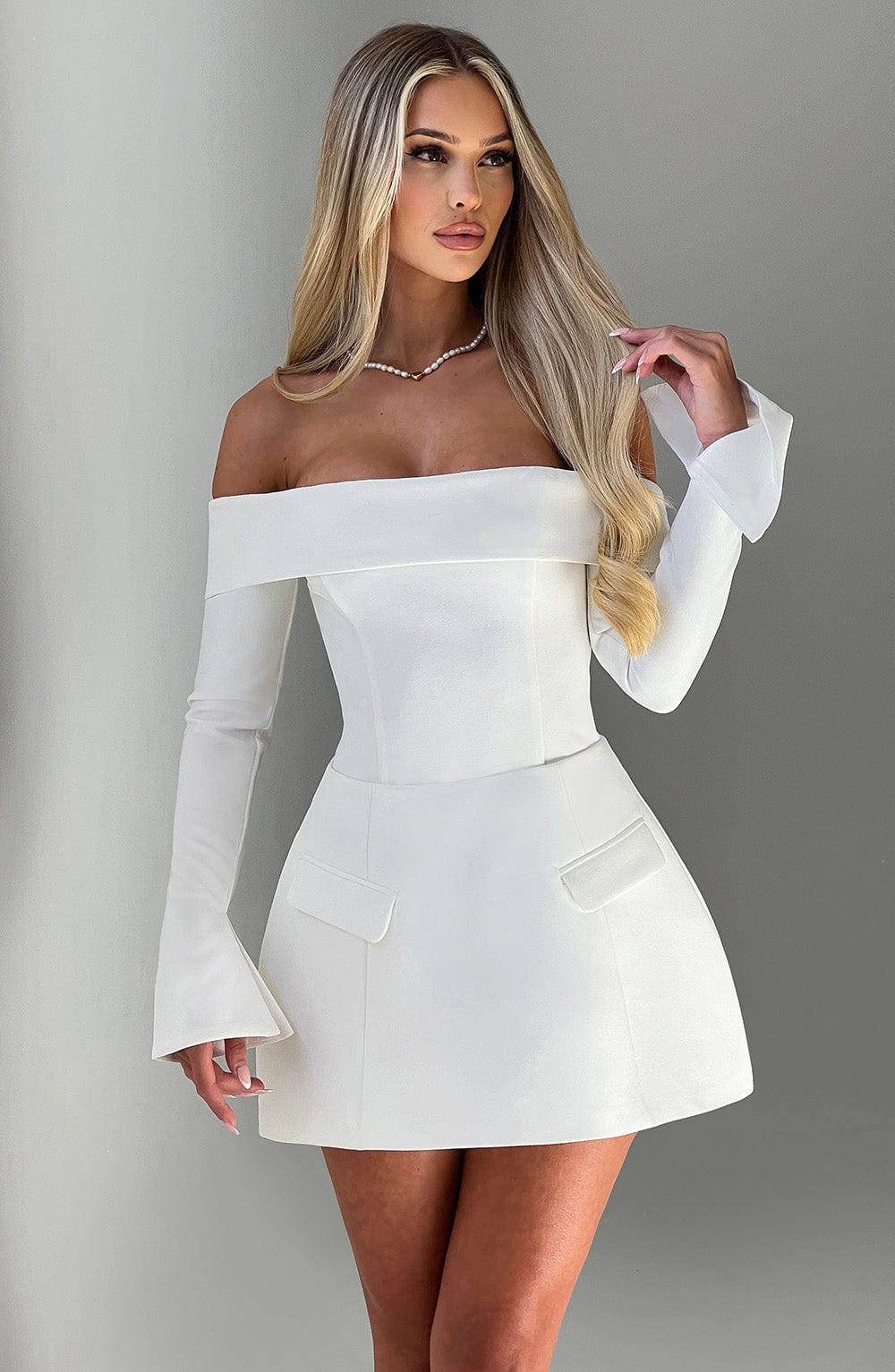 Grace Skort - Ivory - Image 15