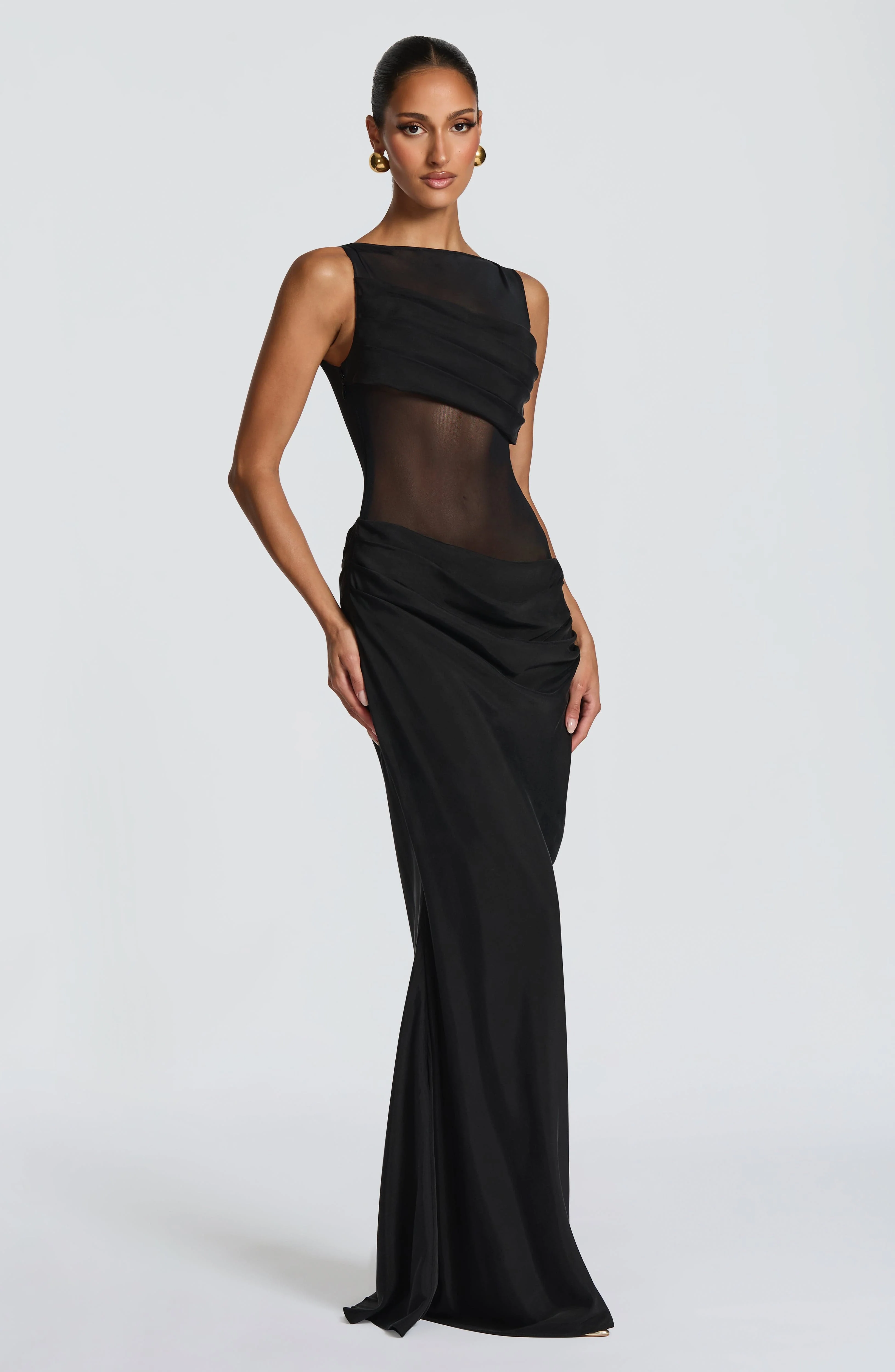 Gracelyn Maxi Dress - Black - Image 4
