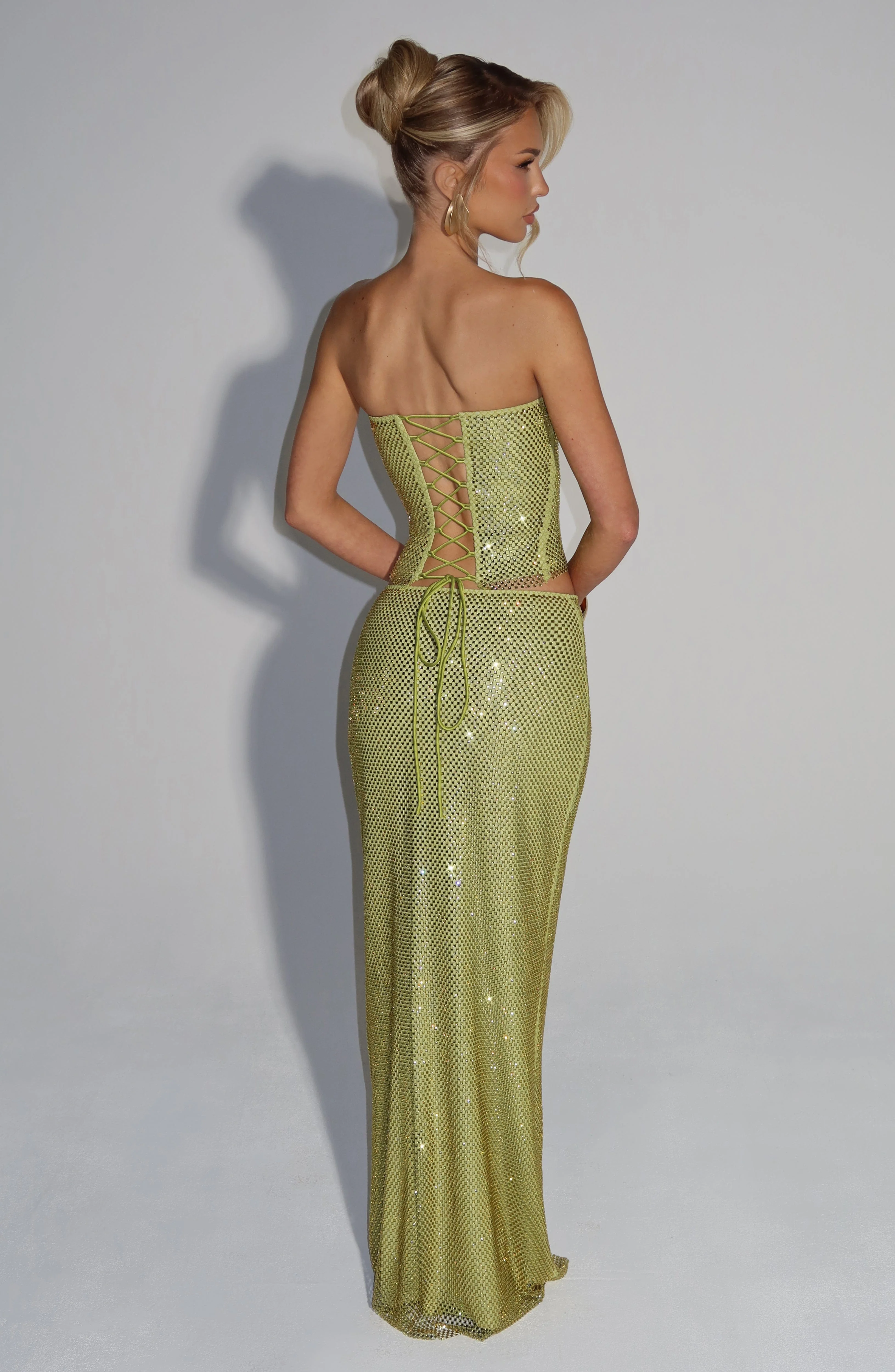 Hali Maxi Skirt - Olive - Image 4