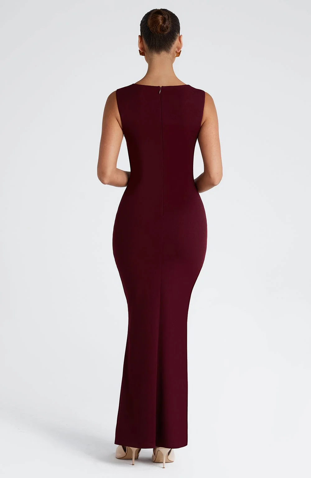 Helena Maxi Dress - Cherry Lacquer - Image 3