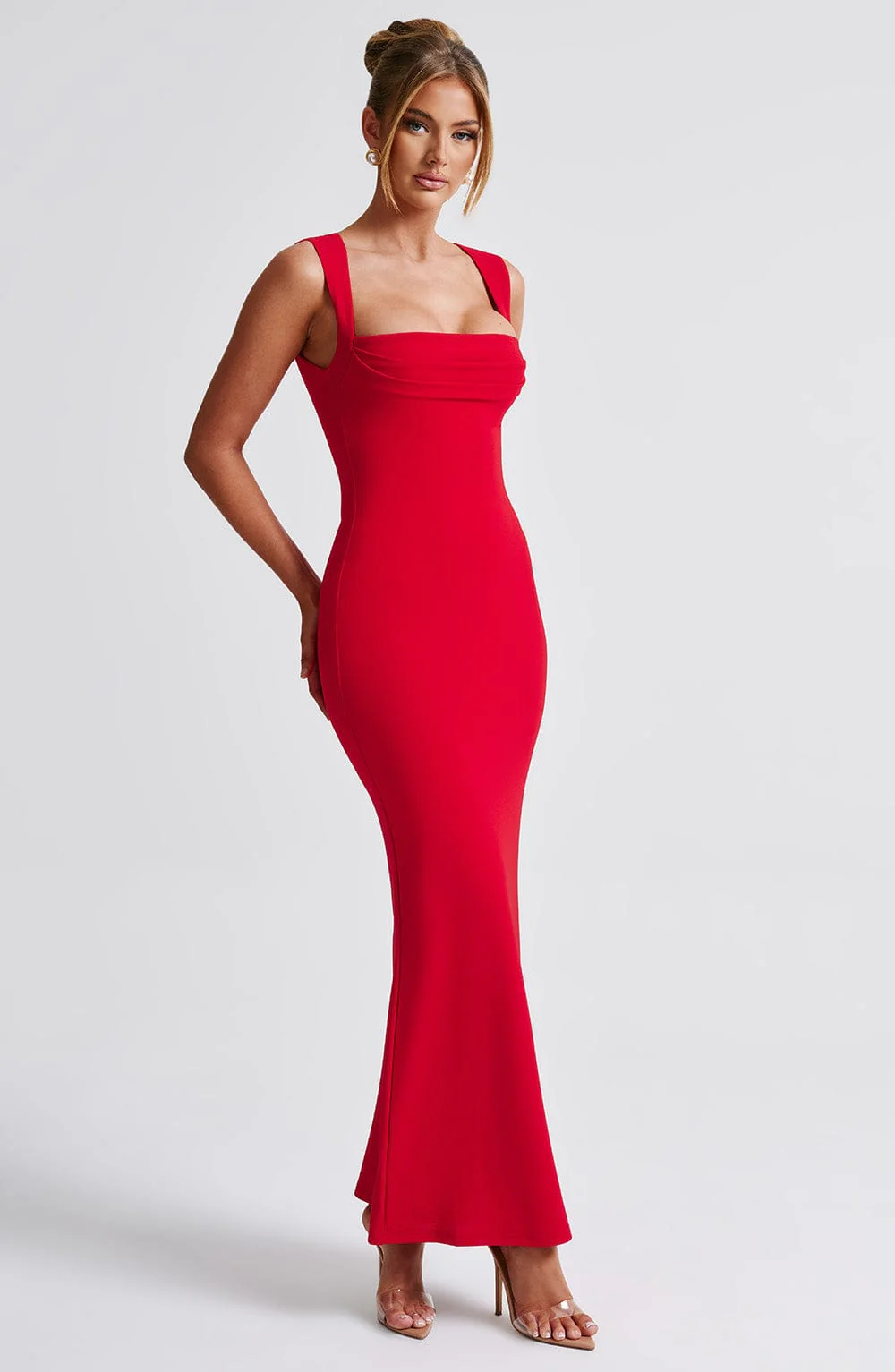 Helena Maxi Dress - Red - Image 7