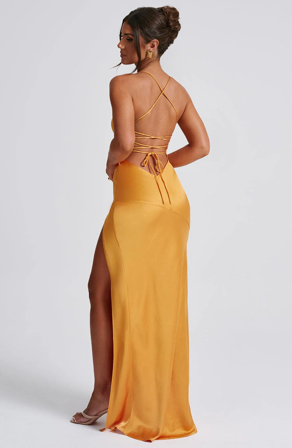 Isobel Maxi Dress - Tangerine - Image 5