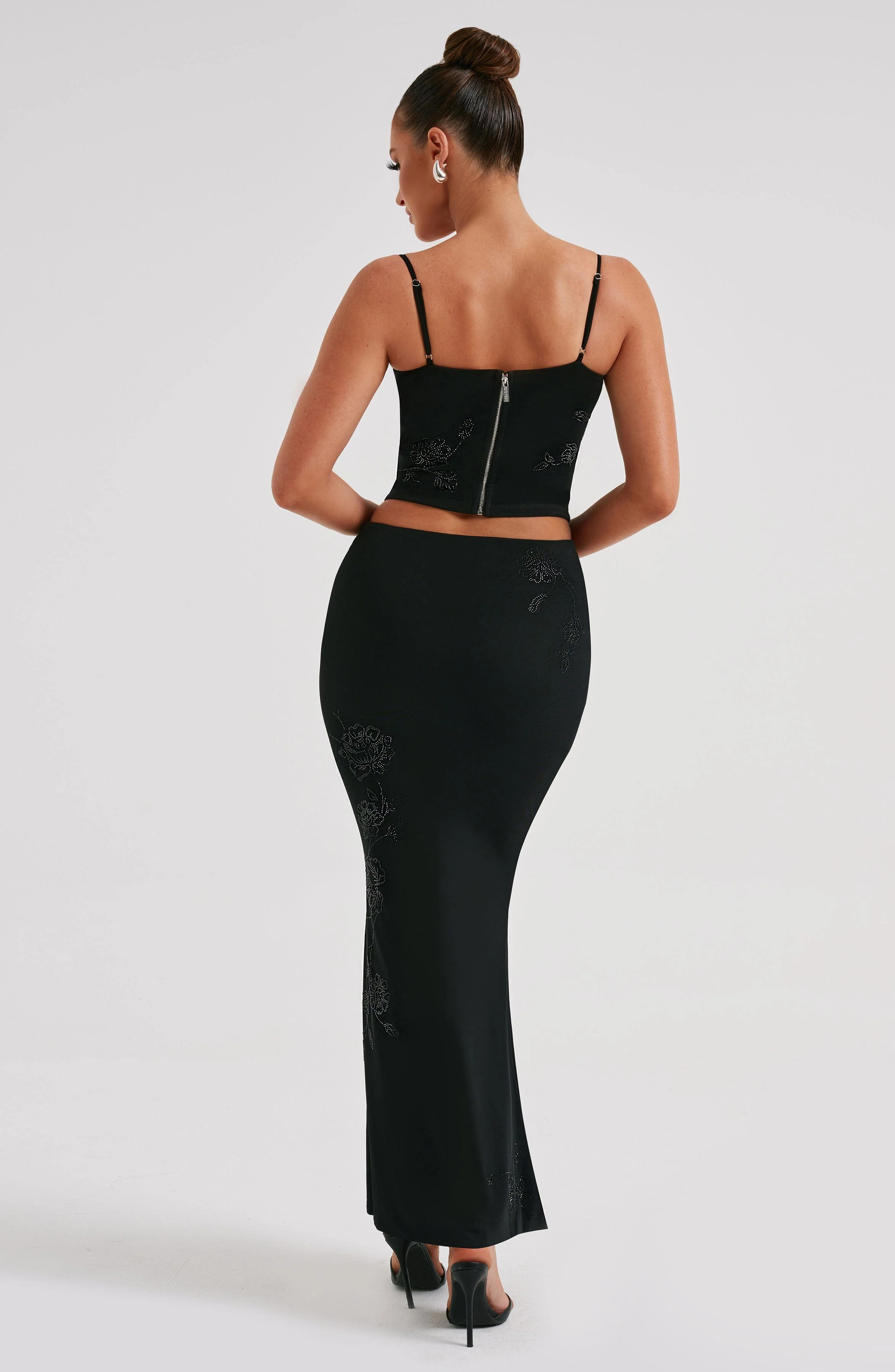 Izi Maxi Skirt - Black - Image 2
