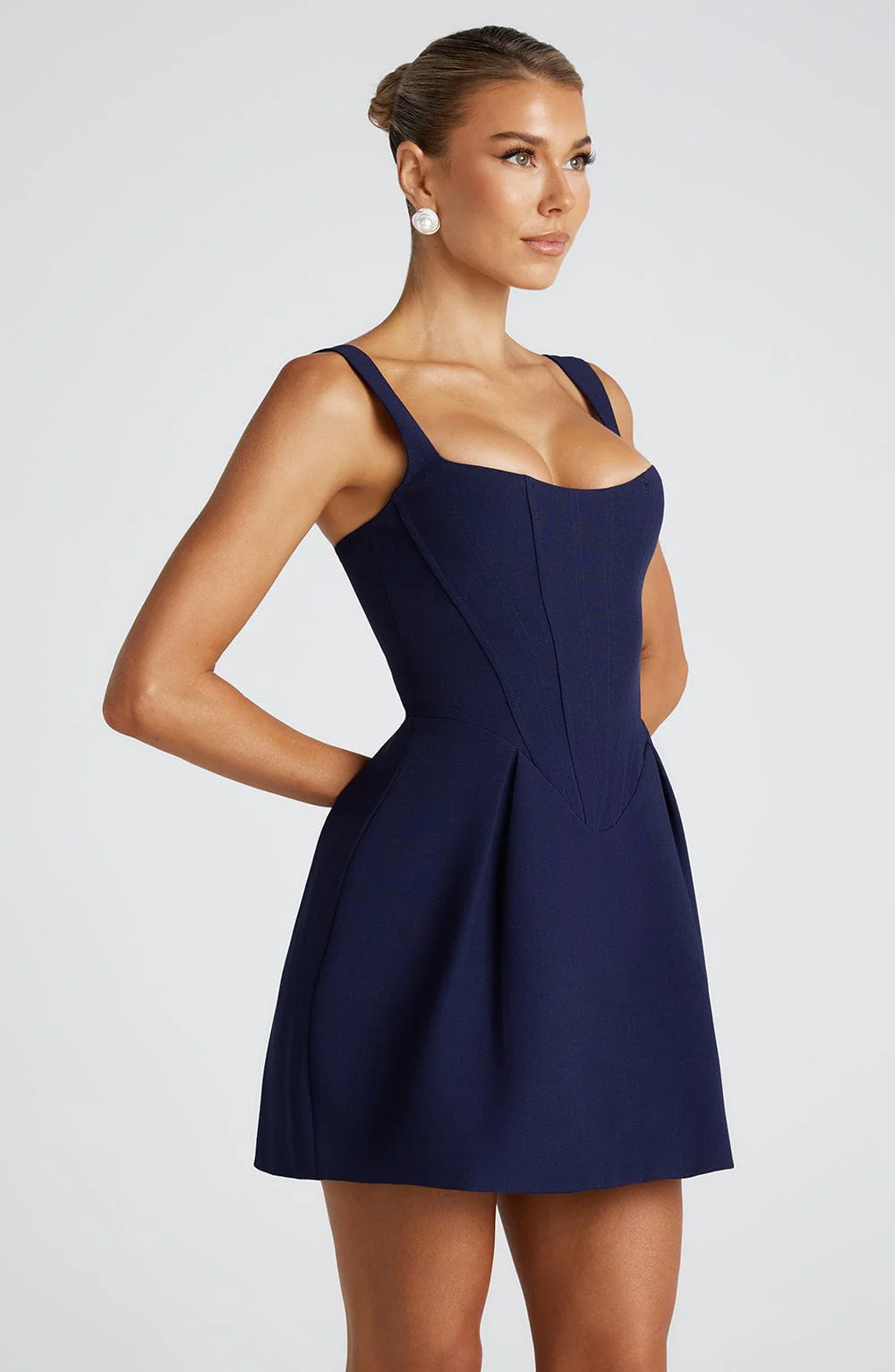 Janiyah Mini Dress - Navy - Image 5