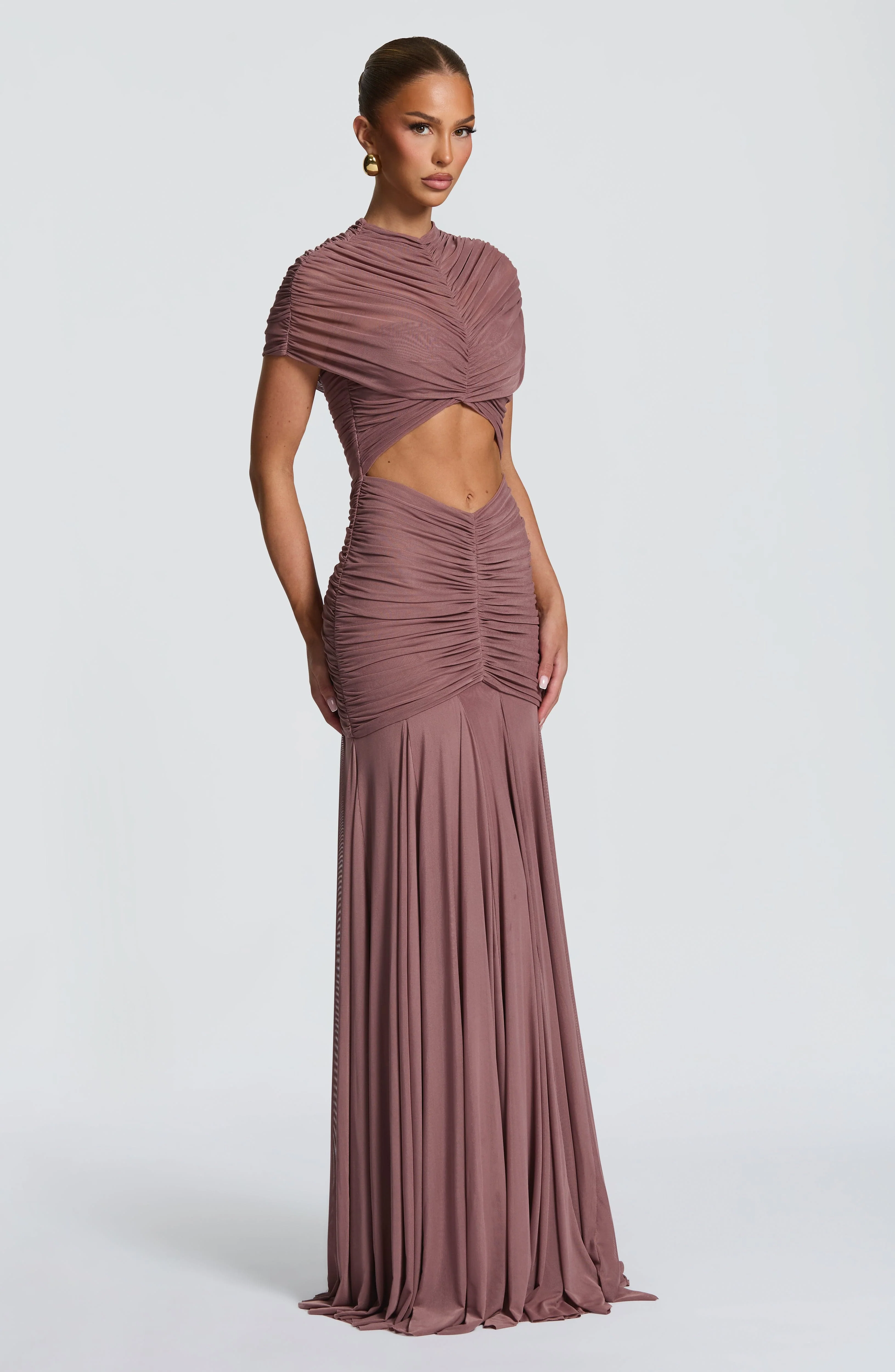 Jaya Maxi Dress - Dusty Rose - Image 8