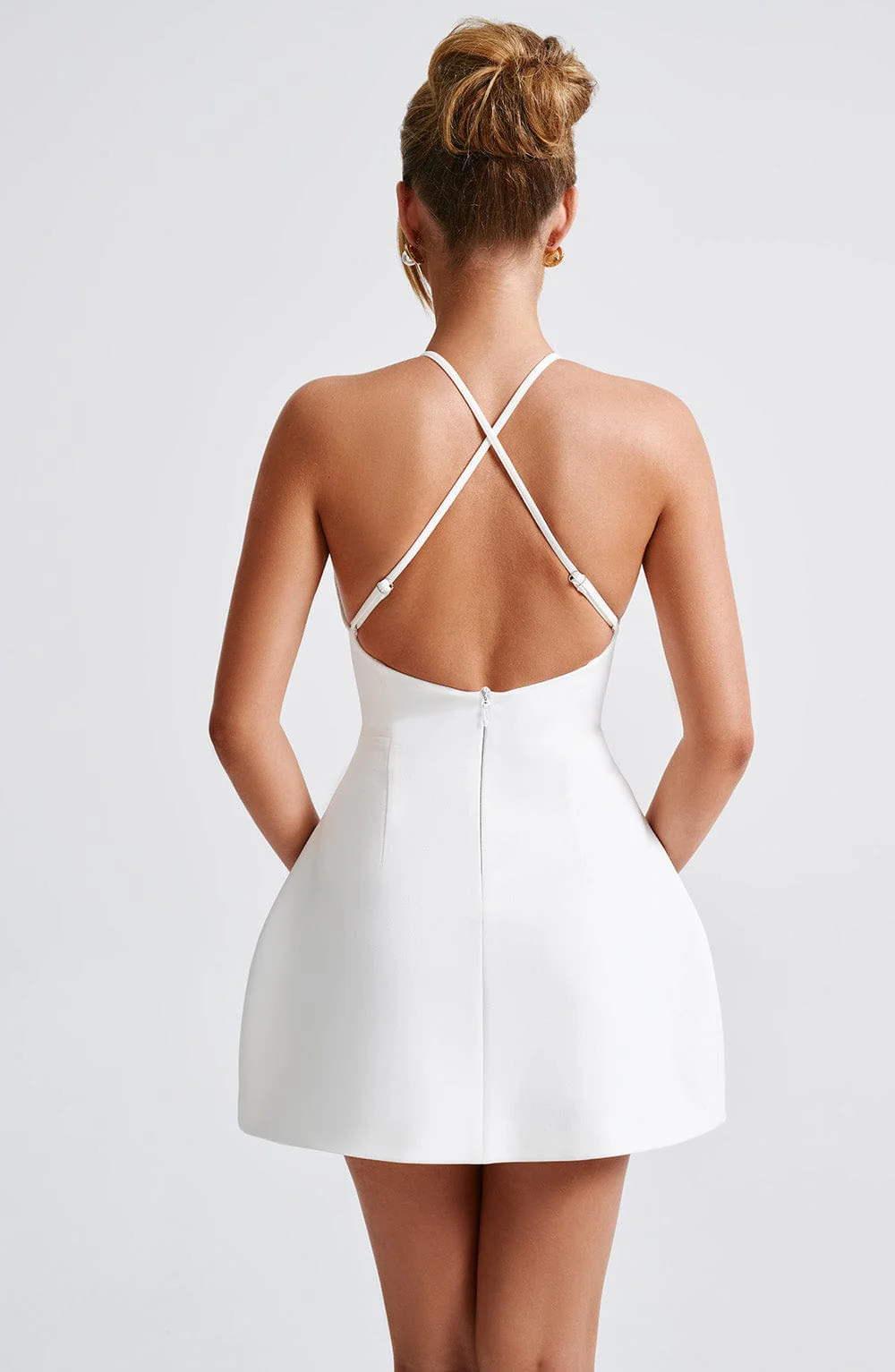 Jayne Mini Dress - Ivory - Image 7