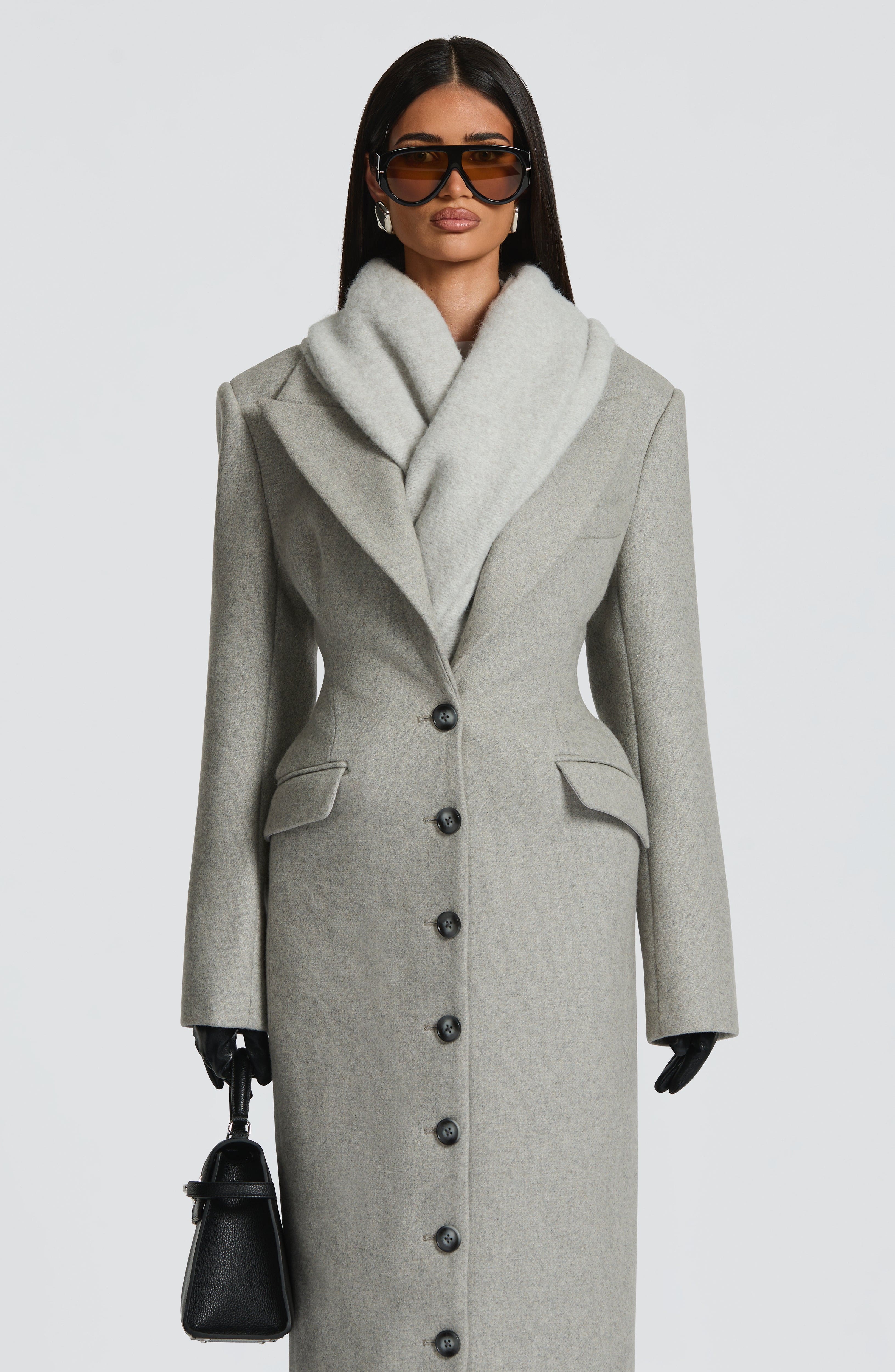 Jeanie Scarf - Light Grey - Image 2