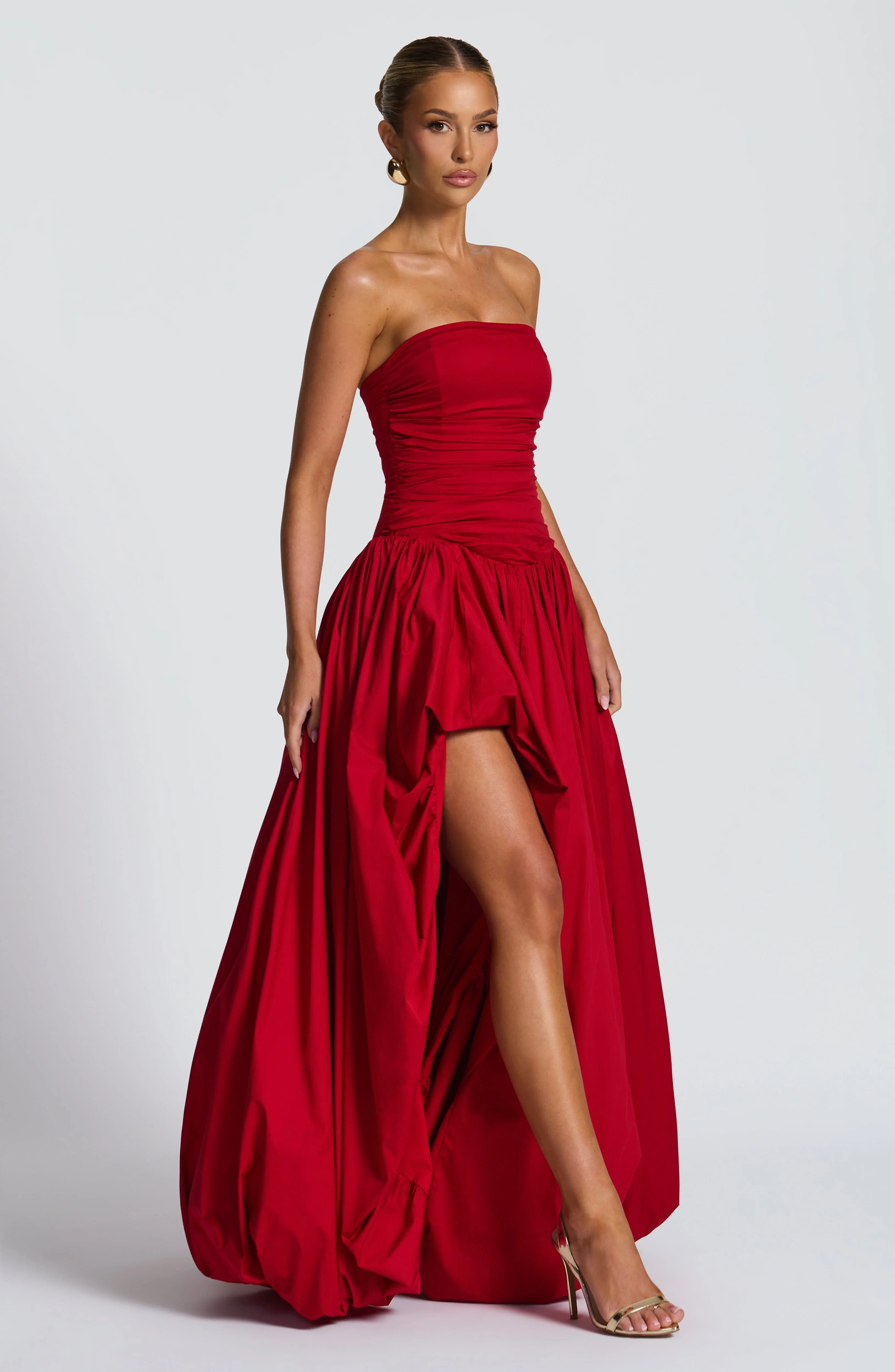 Jillian Maxi Dress - Red - Image 4