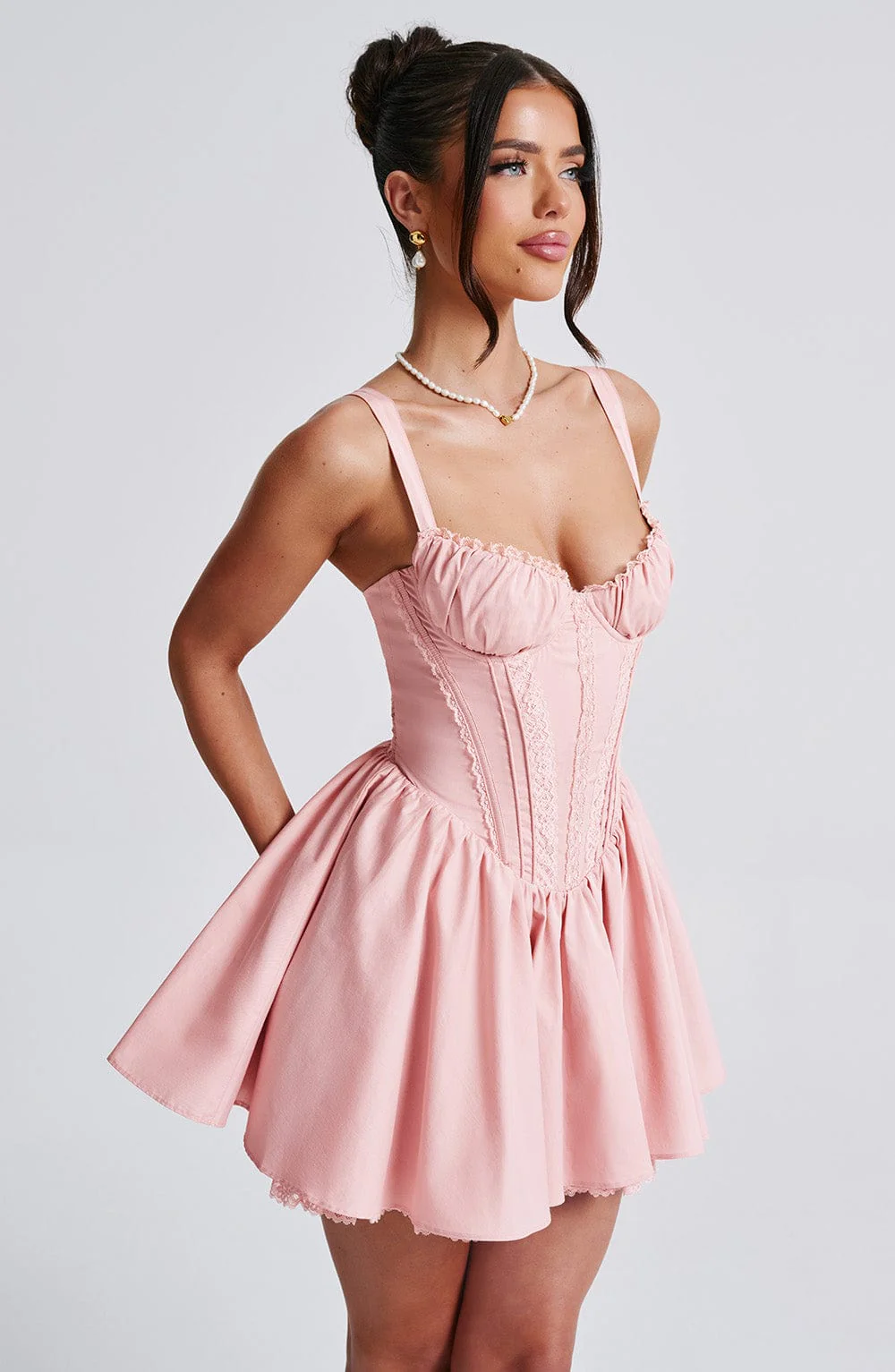 Josie Mini Dress - Blush - Image 5