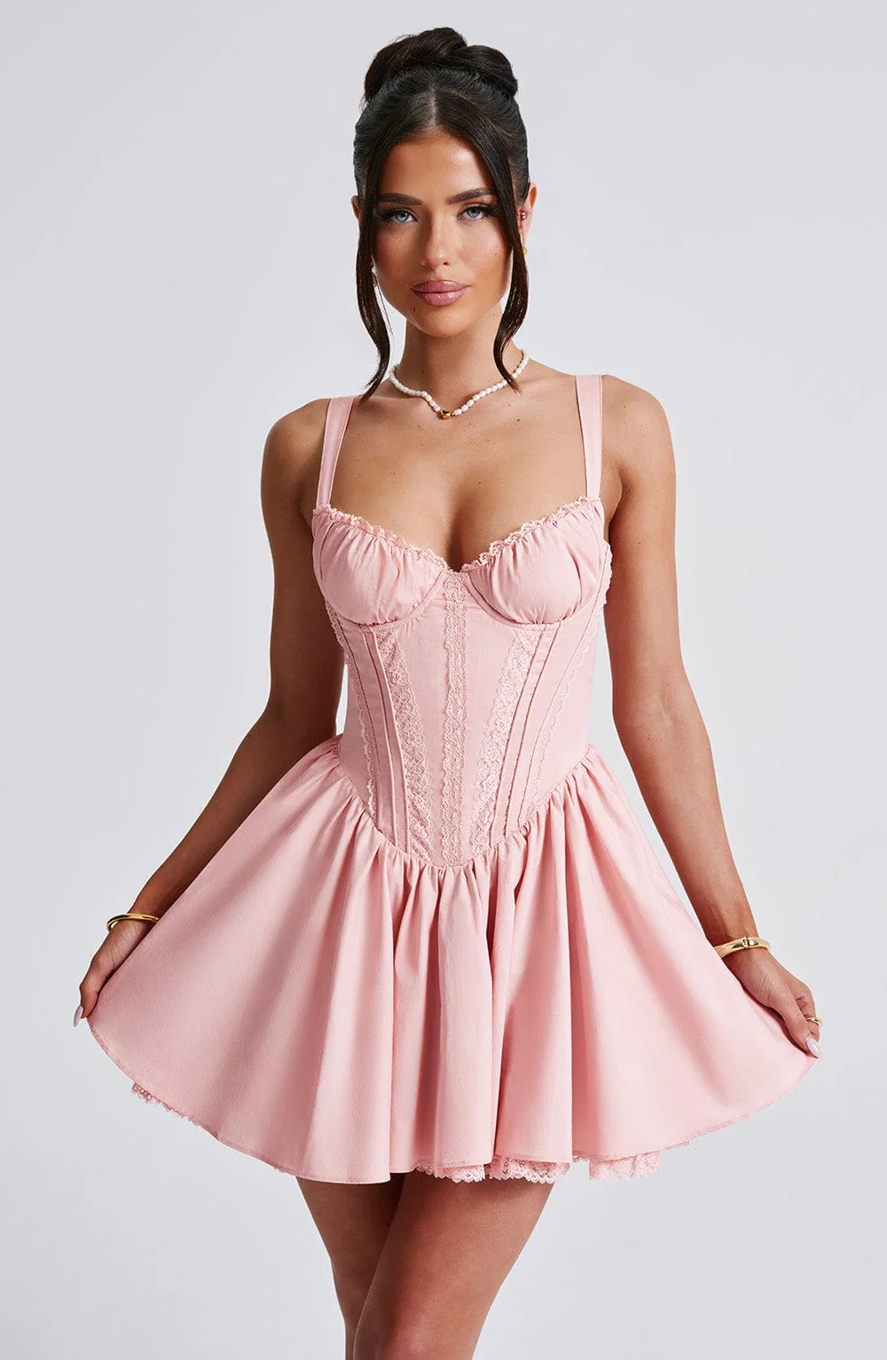 Josie Mini Dress - Blush - Image 7