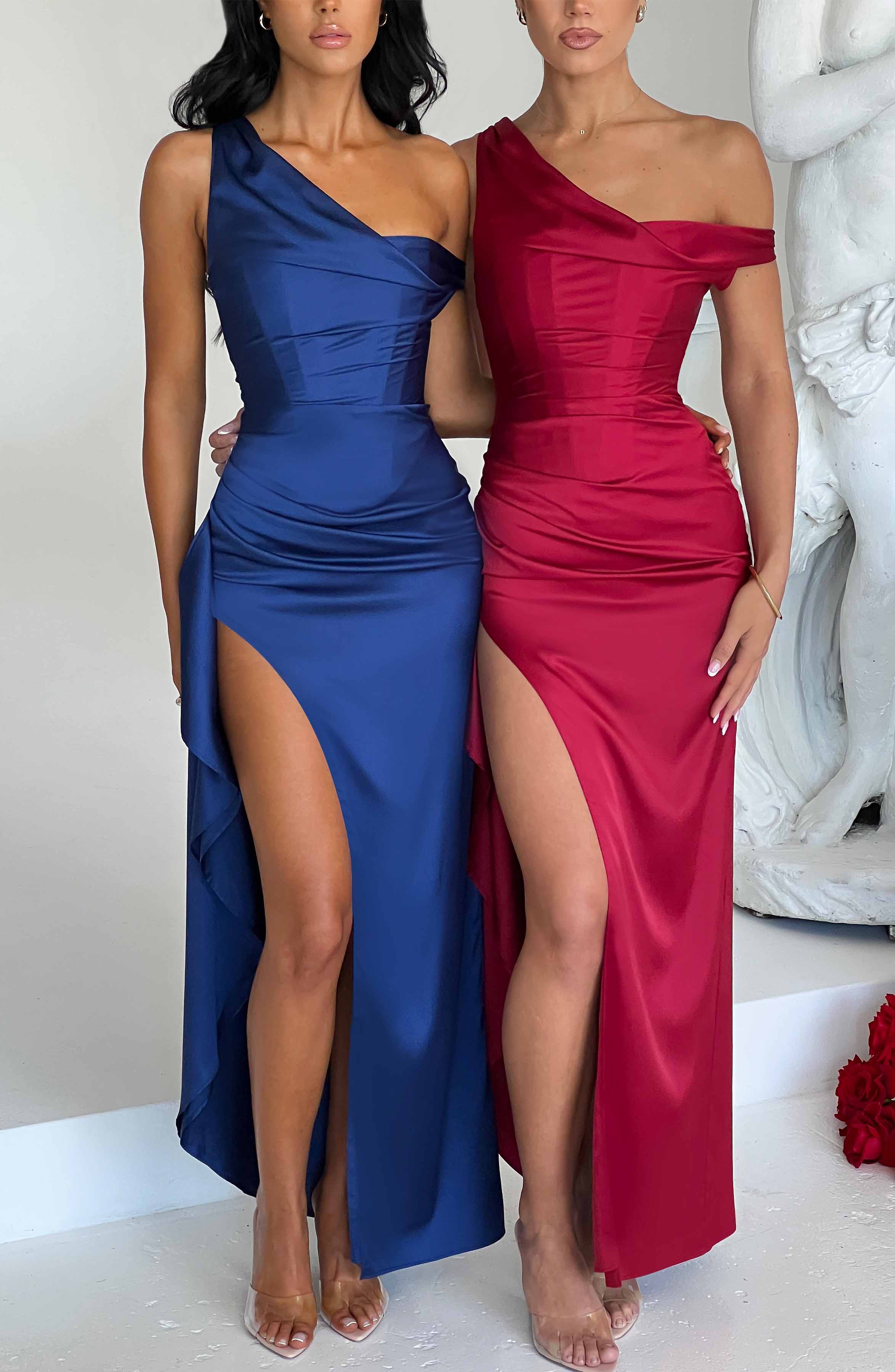 Juliene Maxi Dress - Wine - Image 12