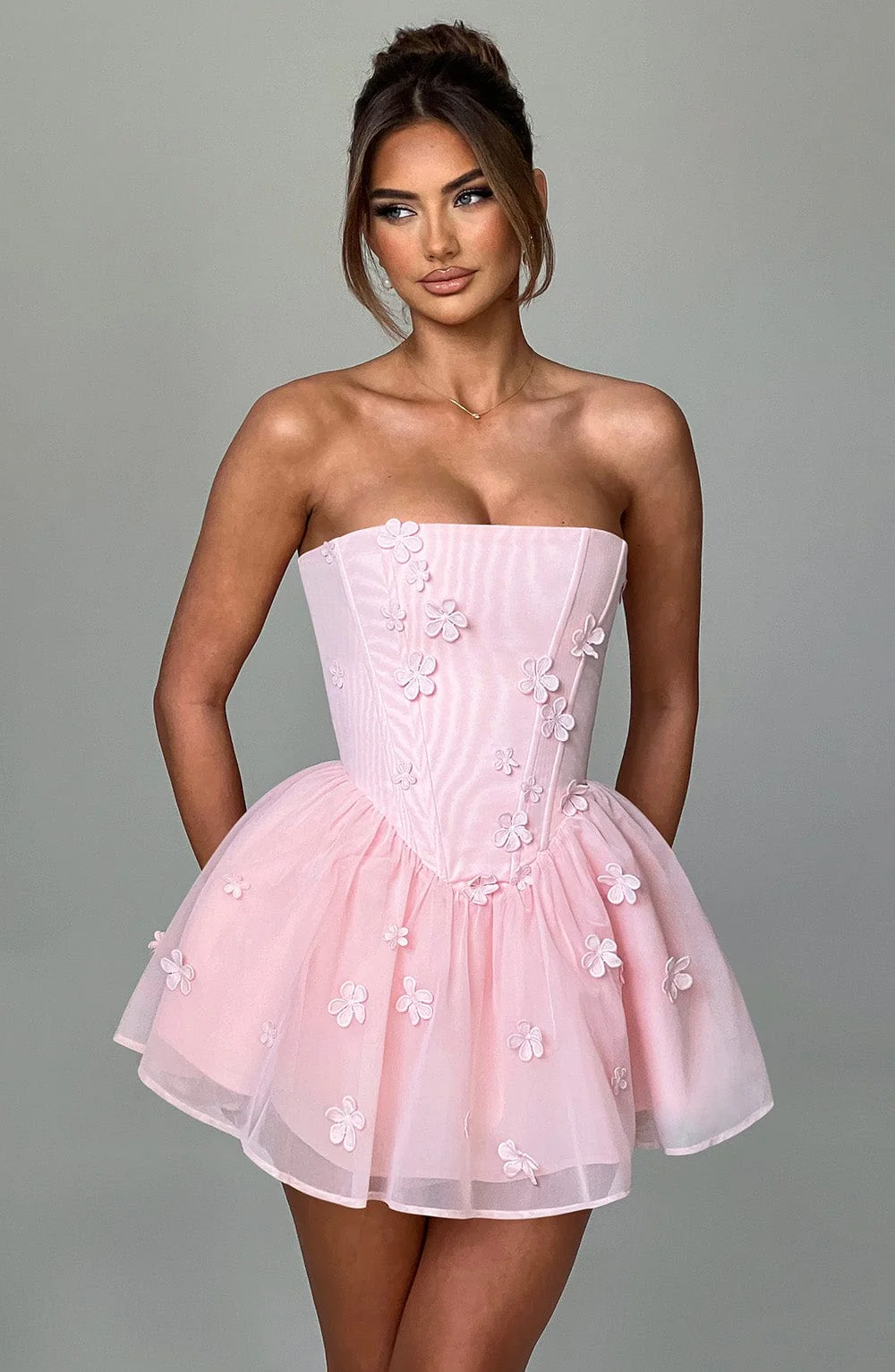 Justina Playsuit - Blush - Image 3