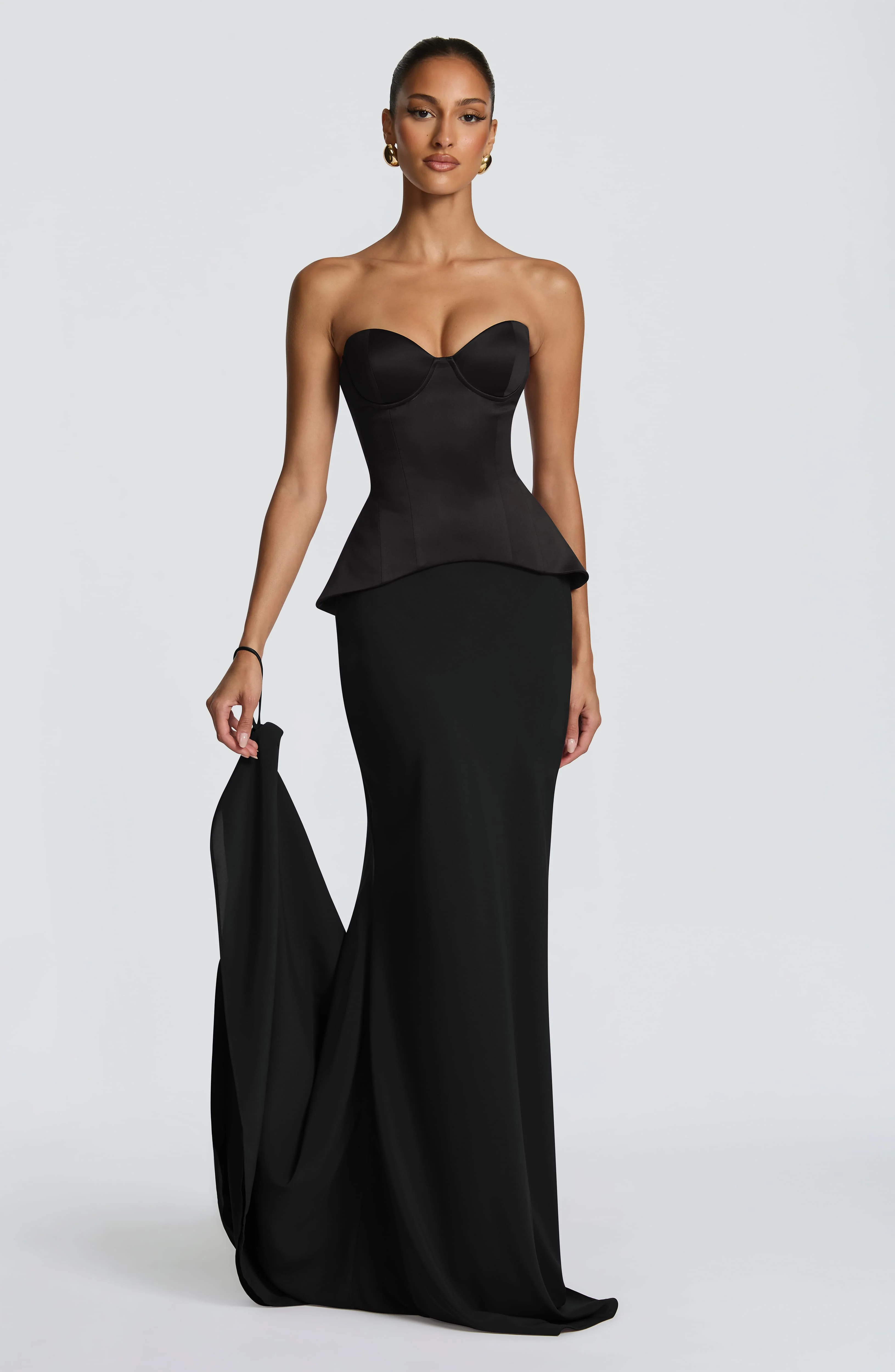 Kaia Maxi Skirt - Black - Image 5