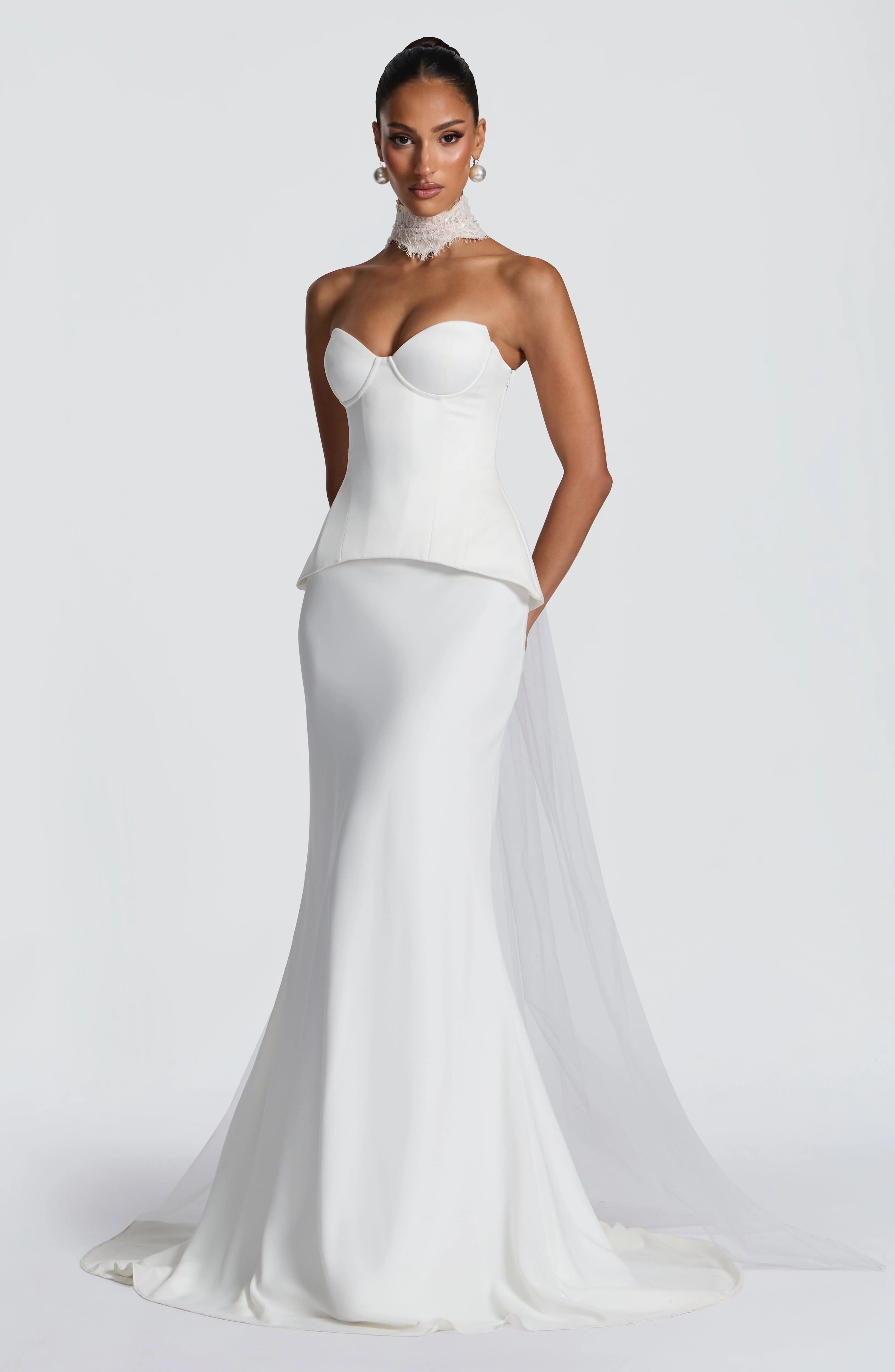 Kaia Maxi Skirt - Ivory - Image 6