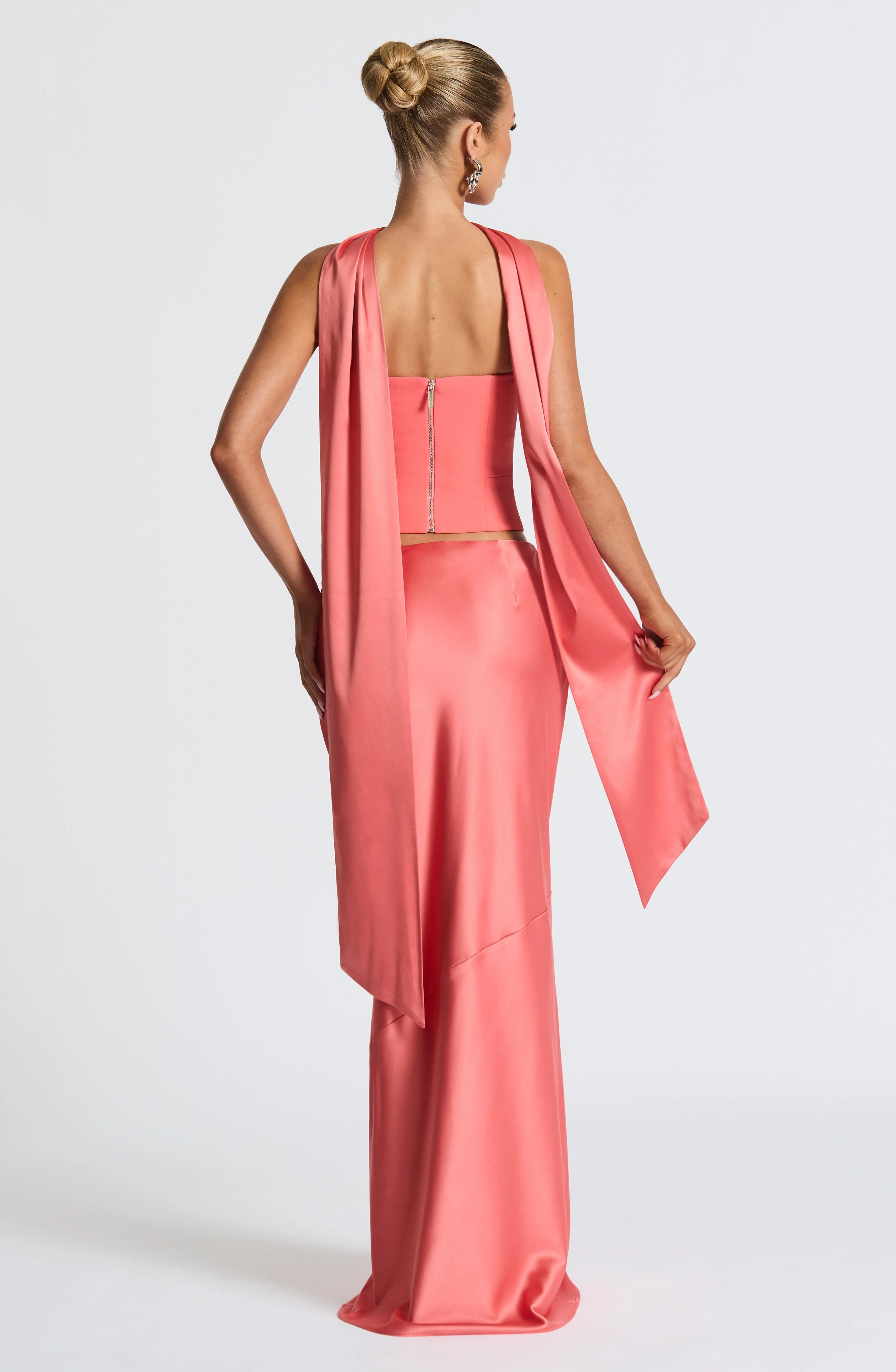 Kamiyah Corset - Coral Pink - Image 4