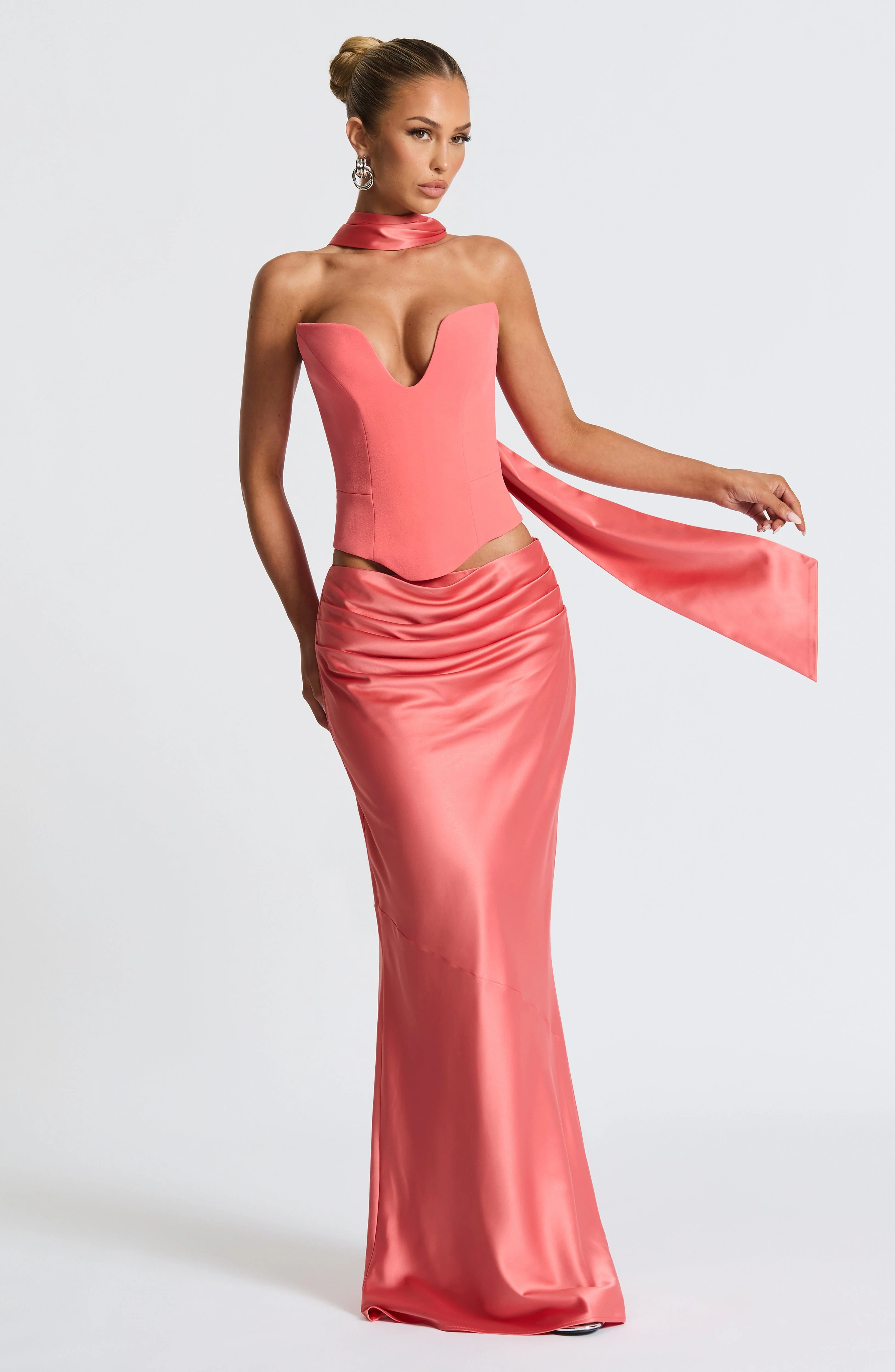 Kamiyah Corset - Coral Pink - Image 5