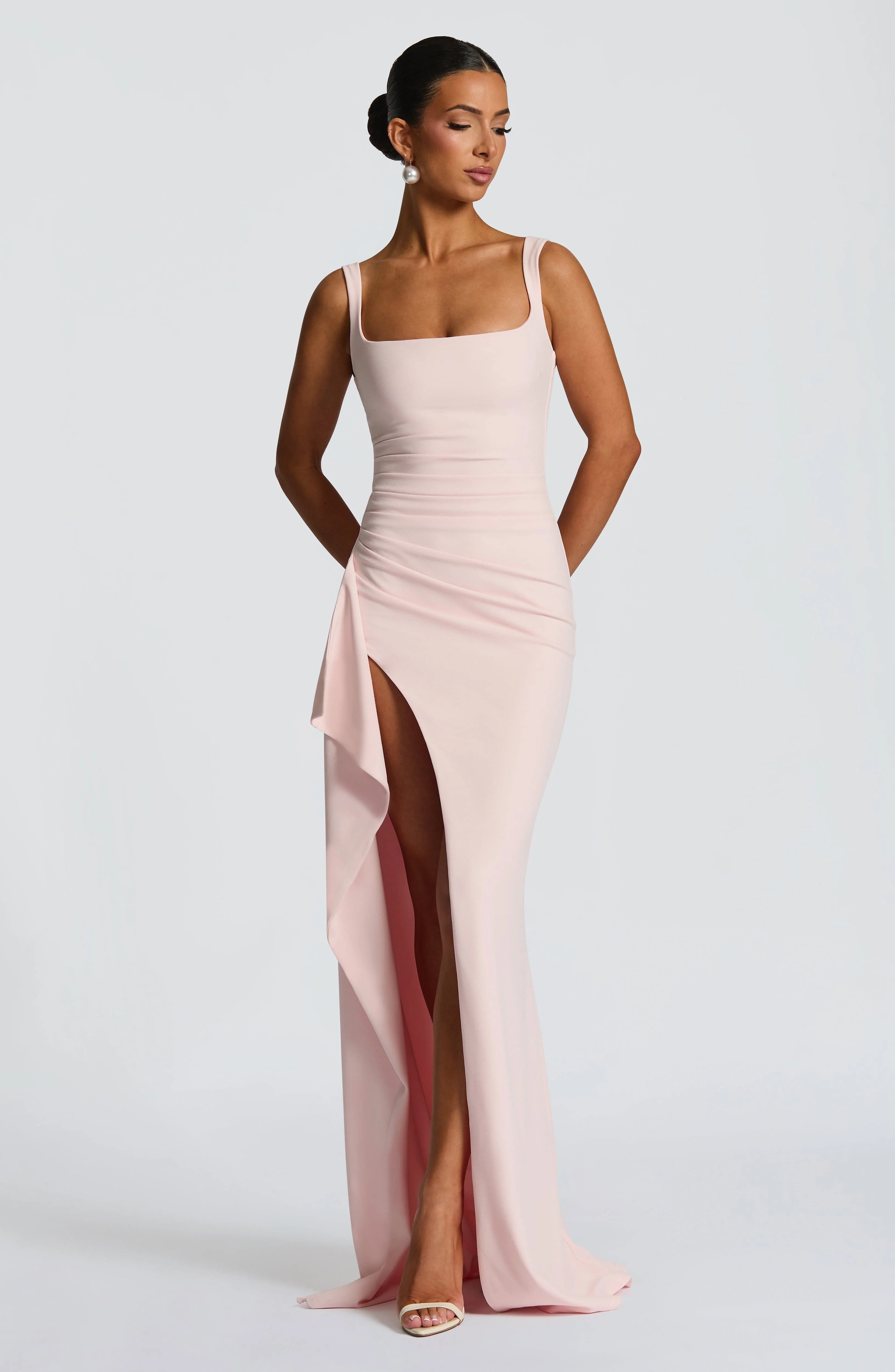 Katana Maxi Dress - Blush - Image 7