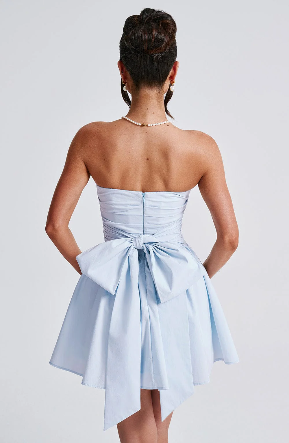 Katrina Mini Dress - Blue - Image 5