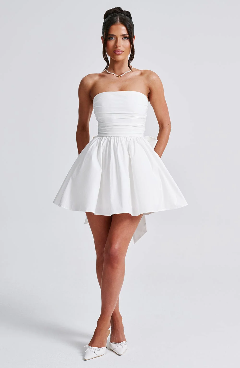 Katrina Mini Dress - Ivory - Image 6