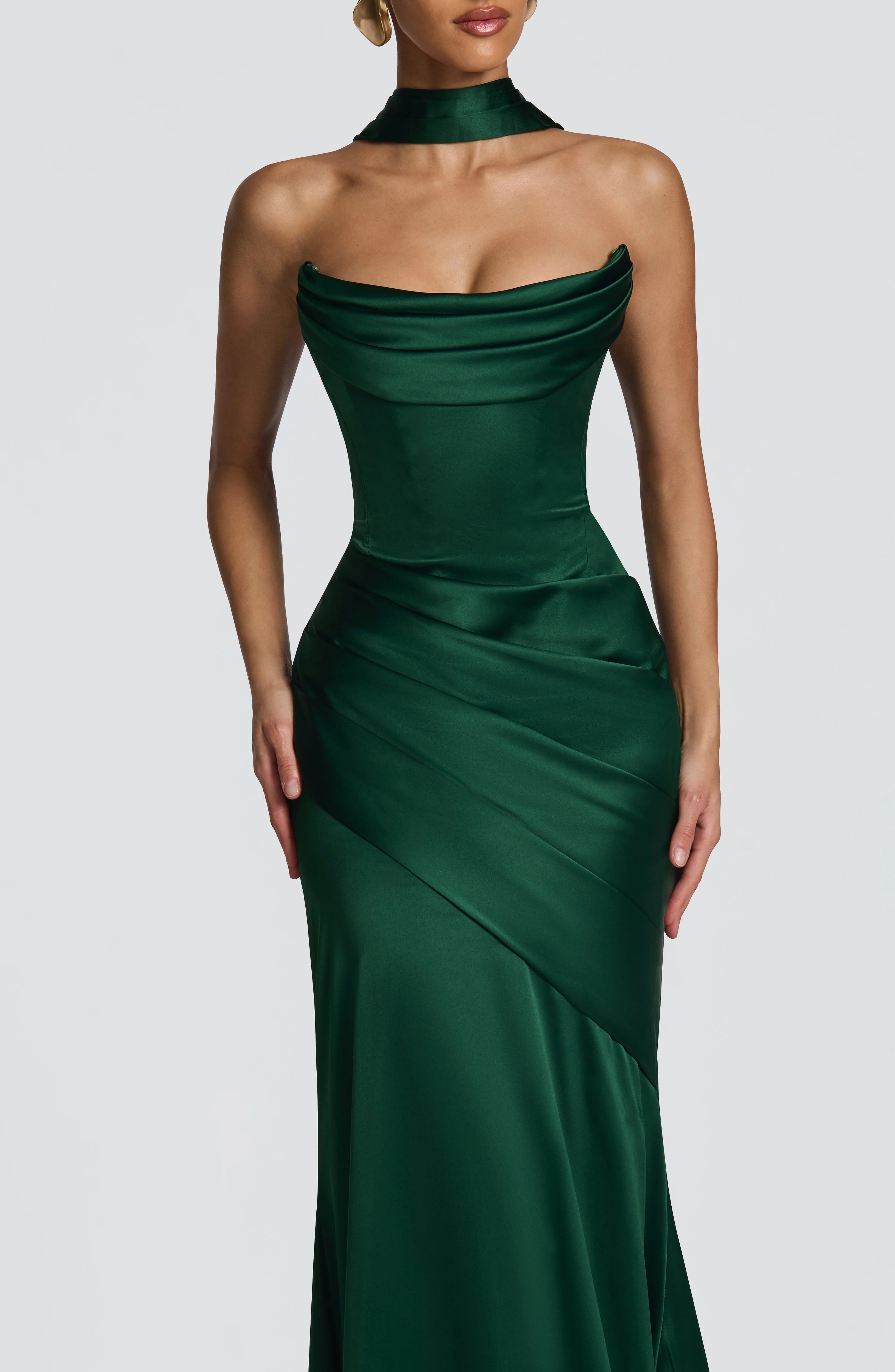 Kensington Maxi Dress - Emerald - Image 8